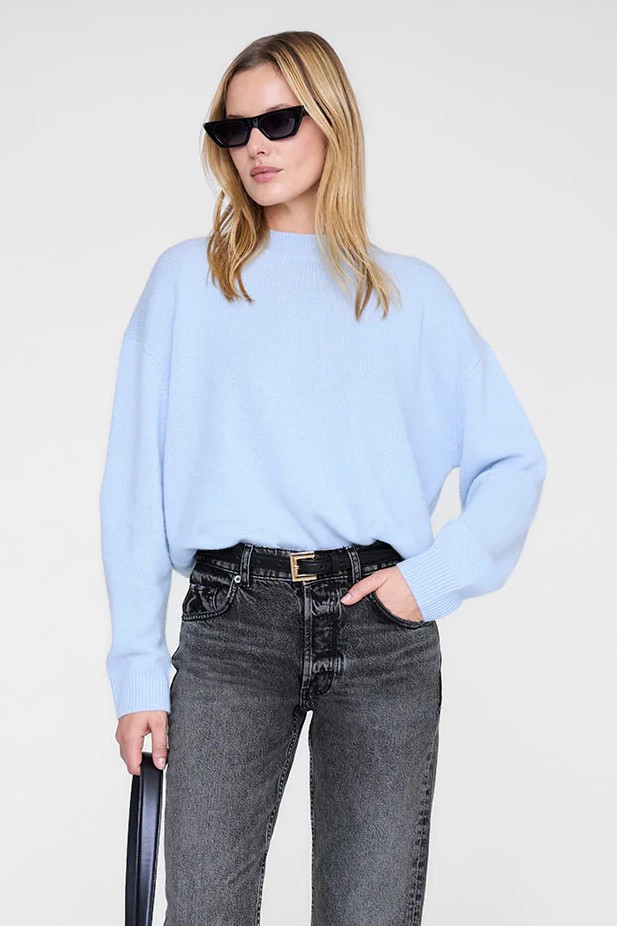 ANINE BING Cashmere Crew Sweater Lee