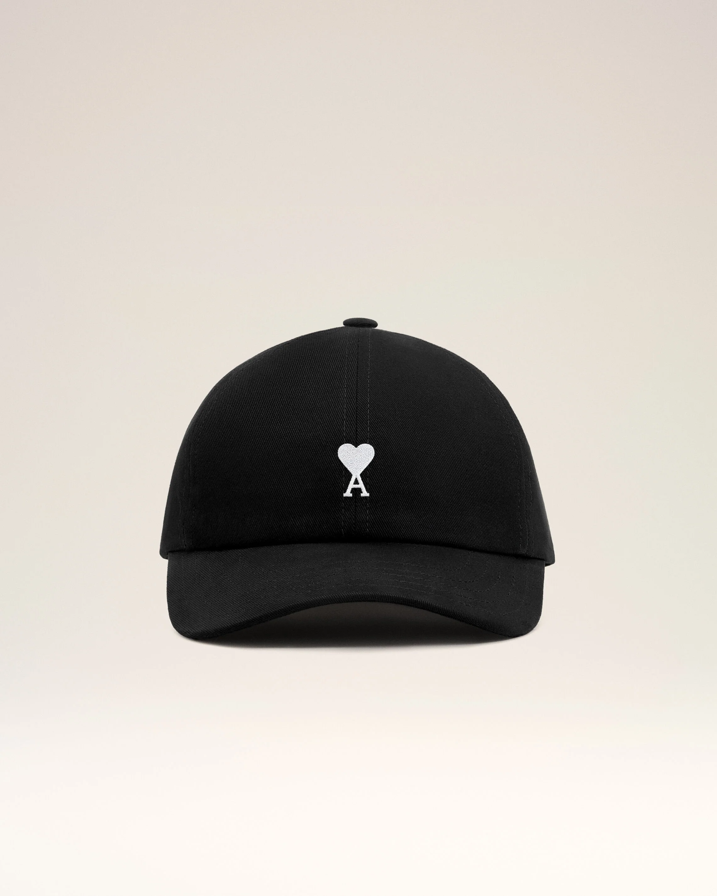 AMI PARIS de Coeur Cap in Black / White Logo