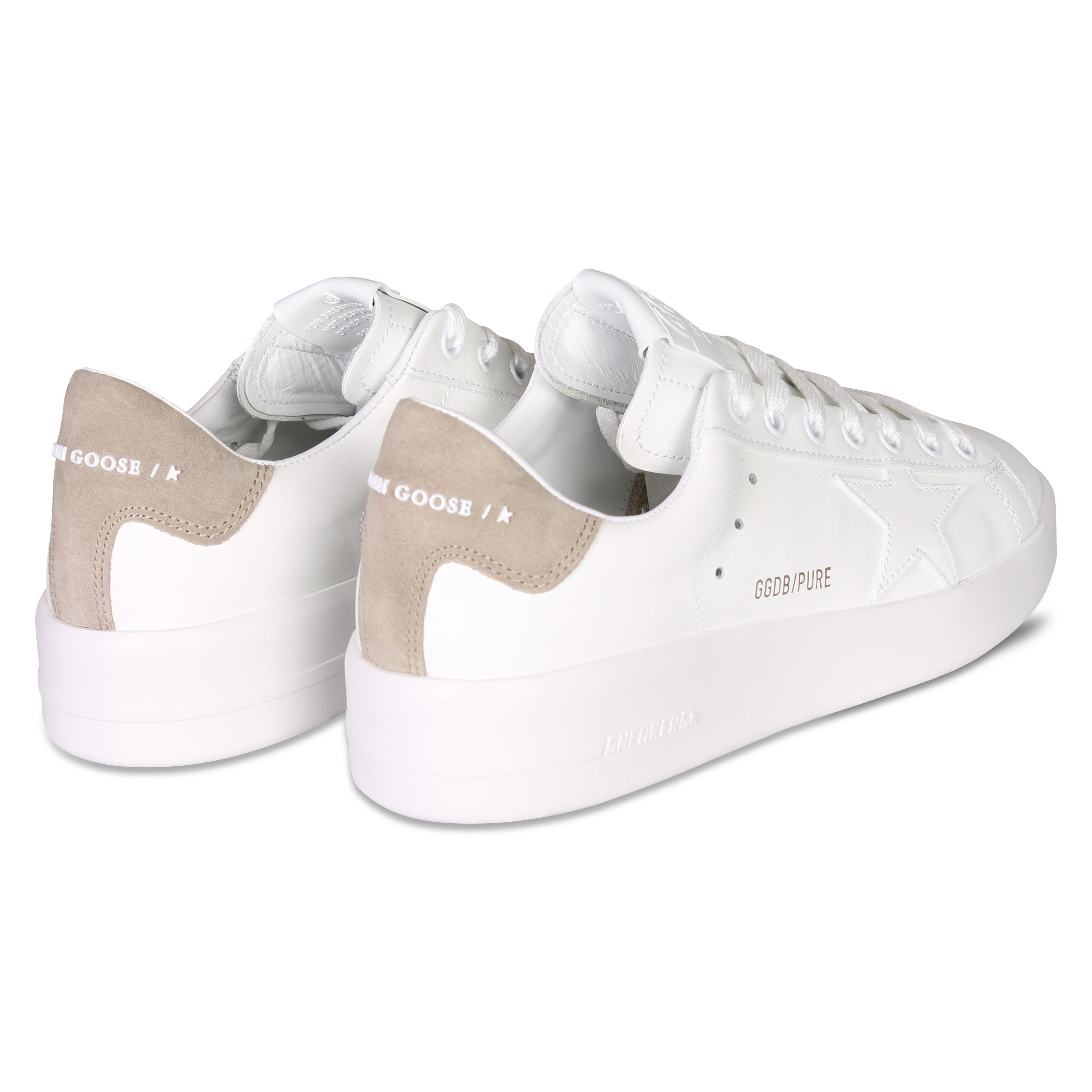 Golden Goose Sneaker Pure Star in White Taupe 36