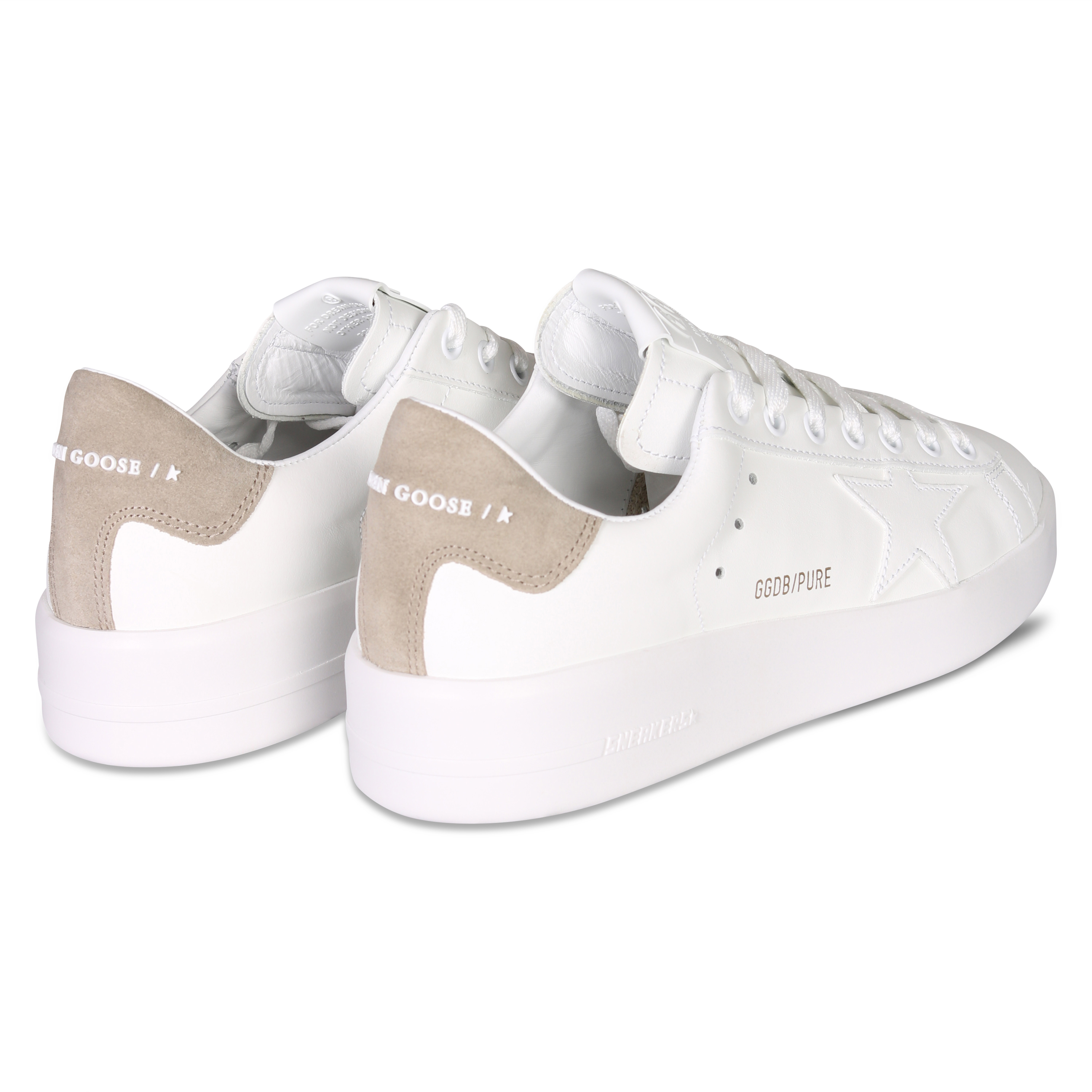 Golden Goose Sneaker Pure Star in White Taupe 38