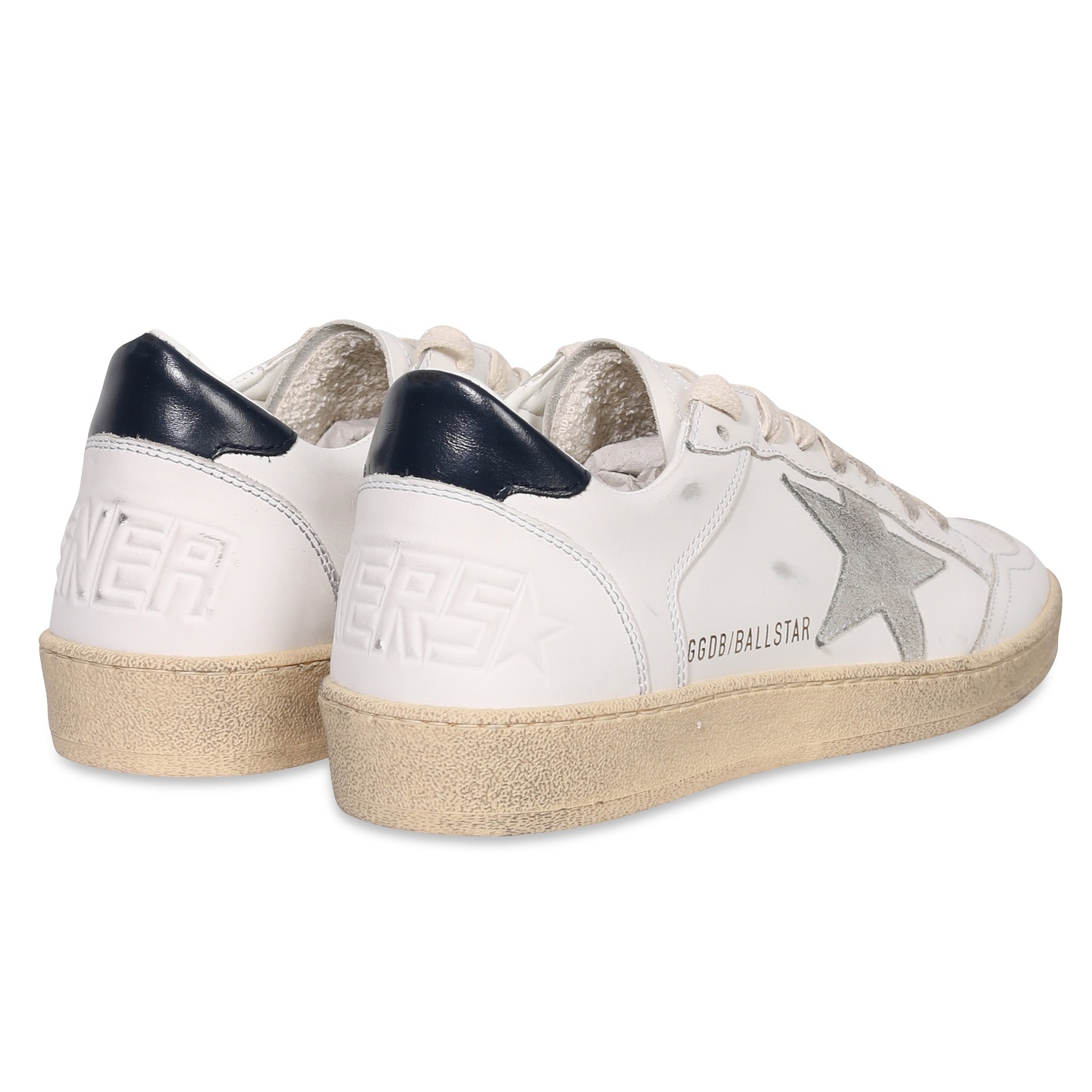 GOLDEN GOOSE Sneaker Ball Star in White/Ice/Night Blue 40