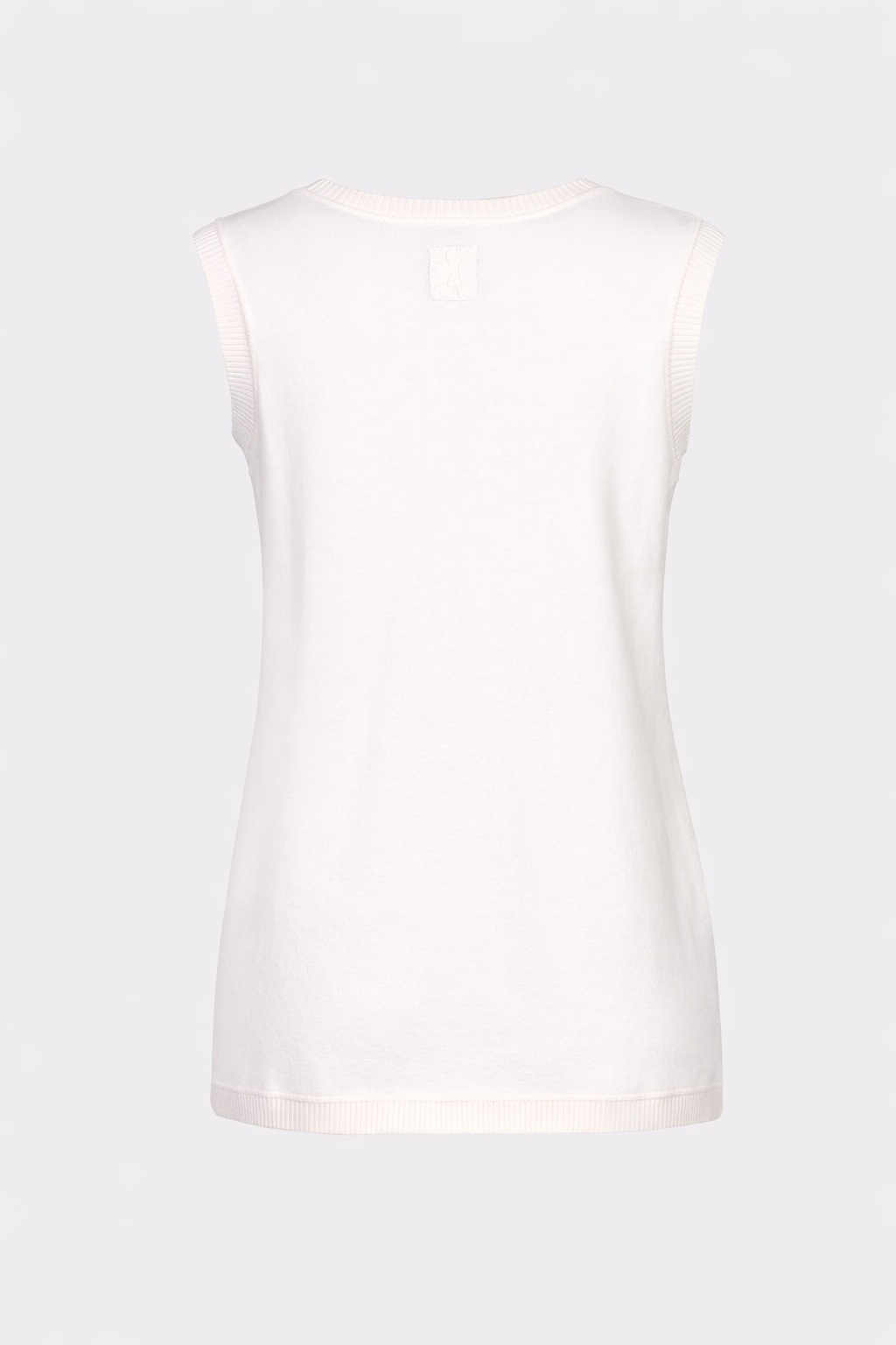 HANNES ROETHER Terry Top in Cream