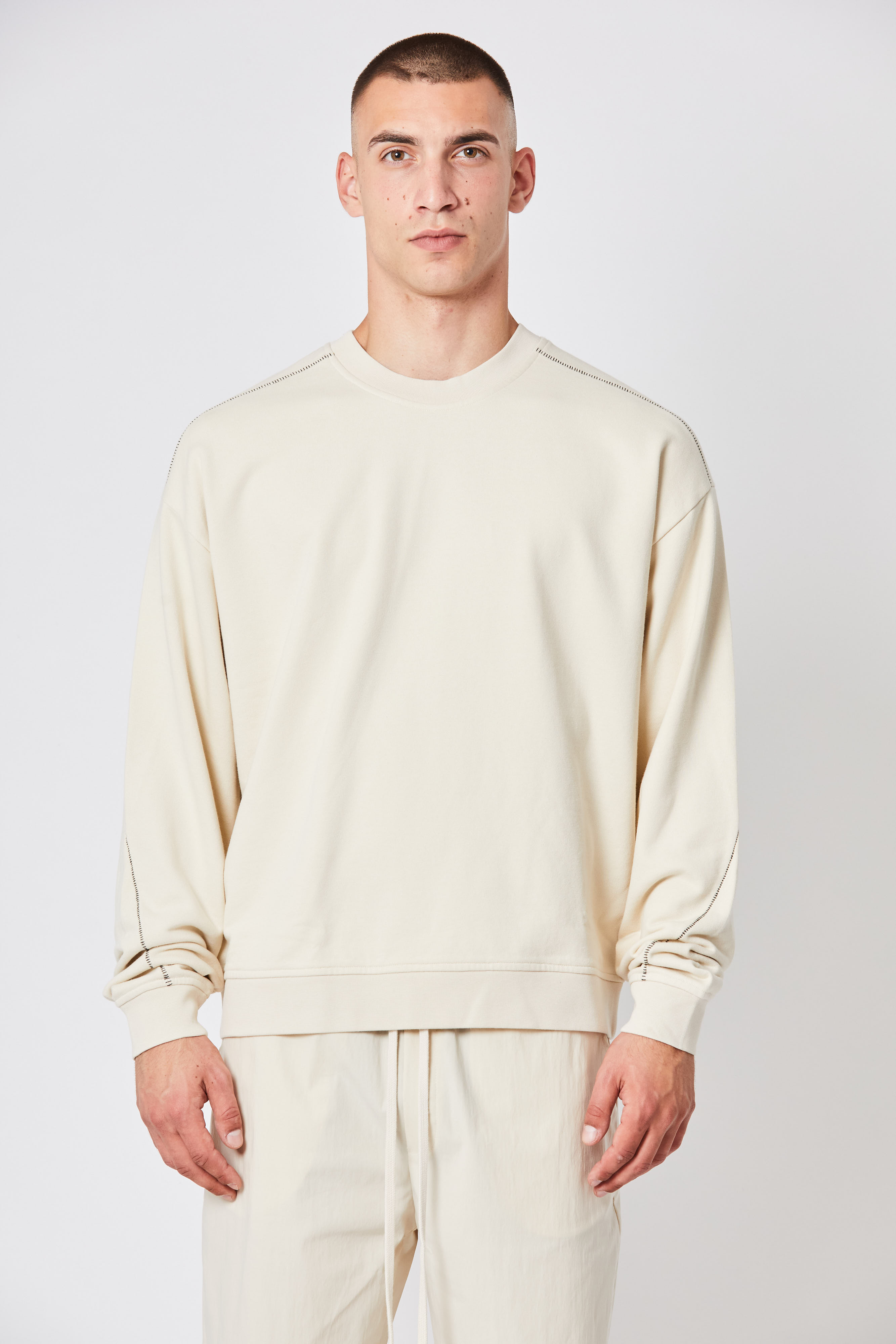 Thom Krom Oversize Sweatshirt in Ivory