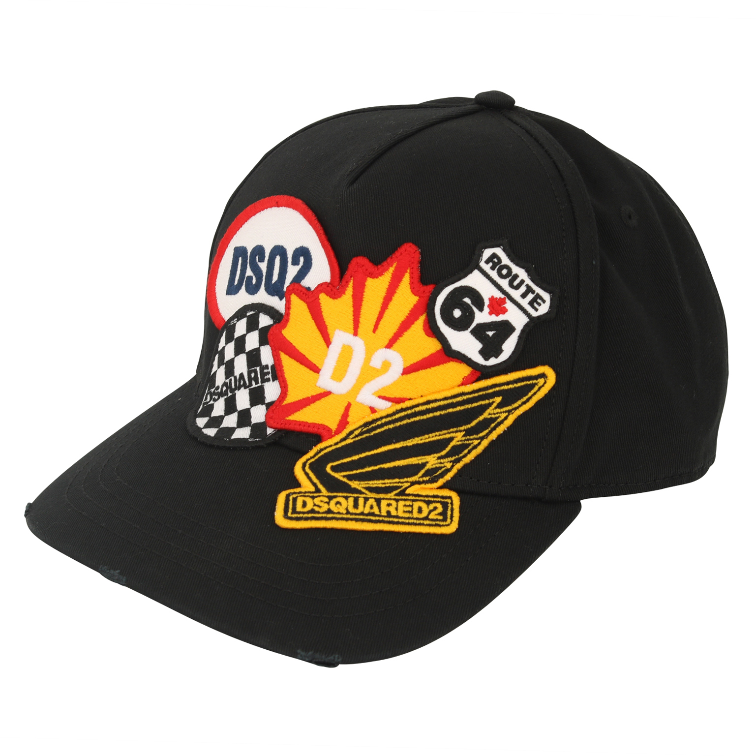 Dsquared Baseball Cap Black Patched1