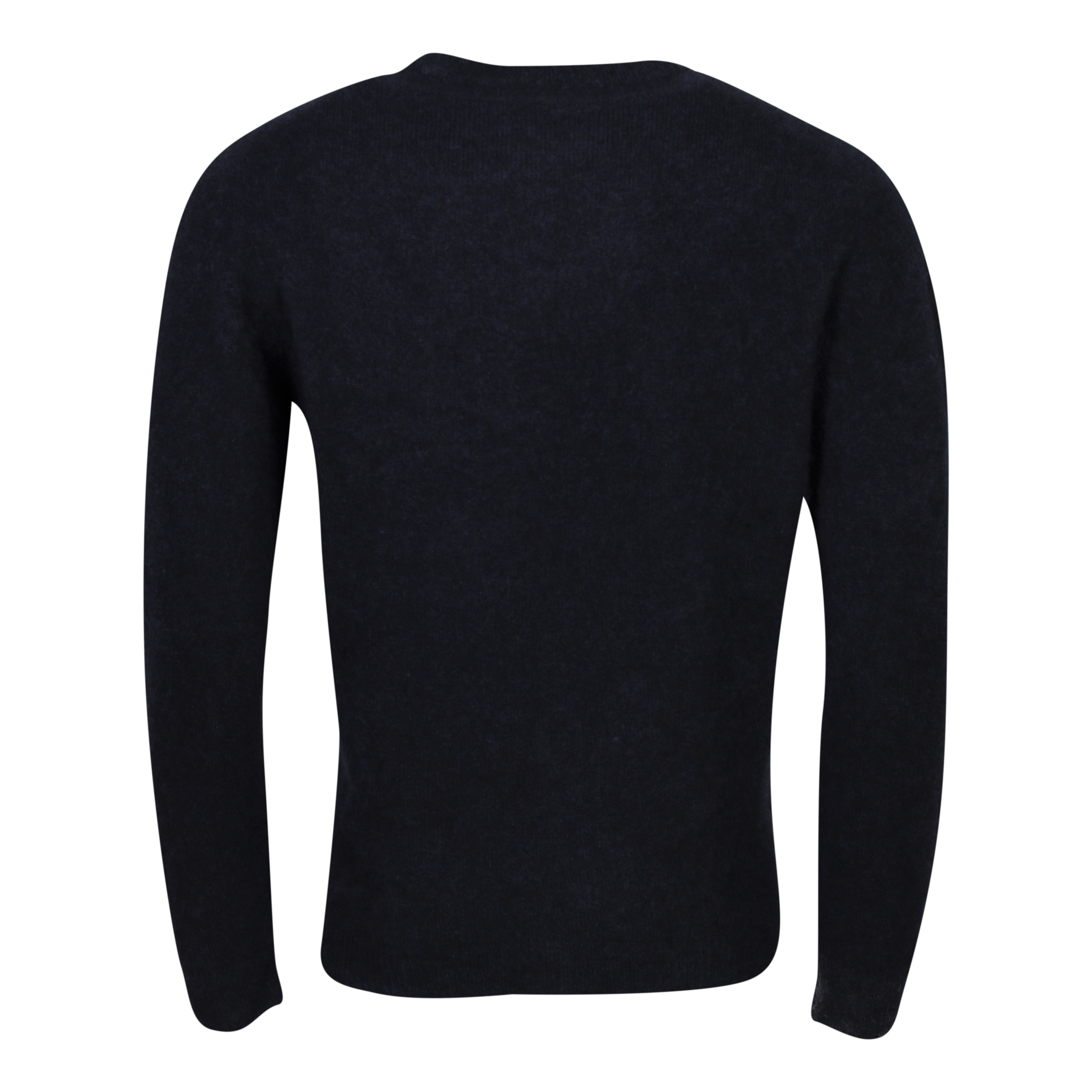 ROBERTO COLLINA Fluffy Cashmere Pullover in Navy 48