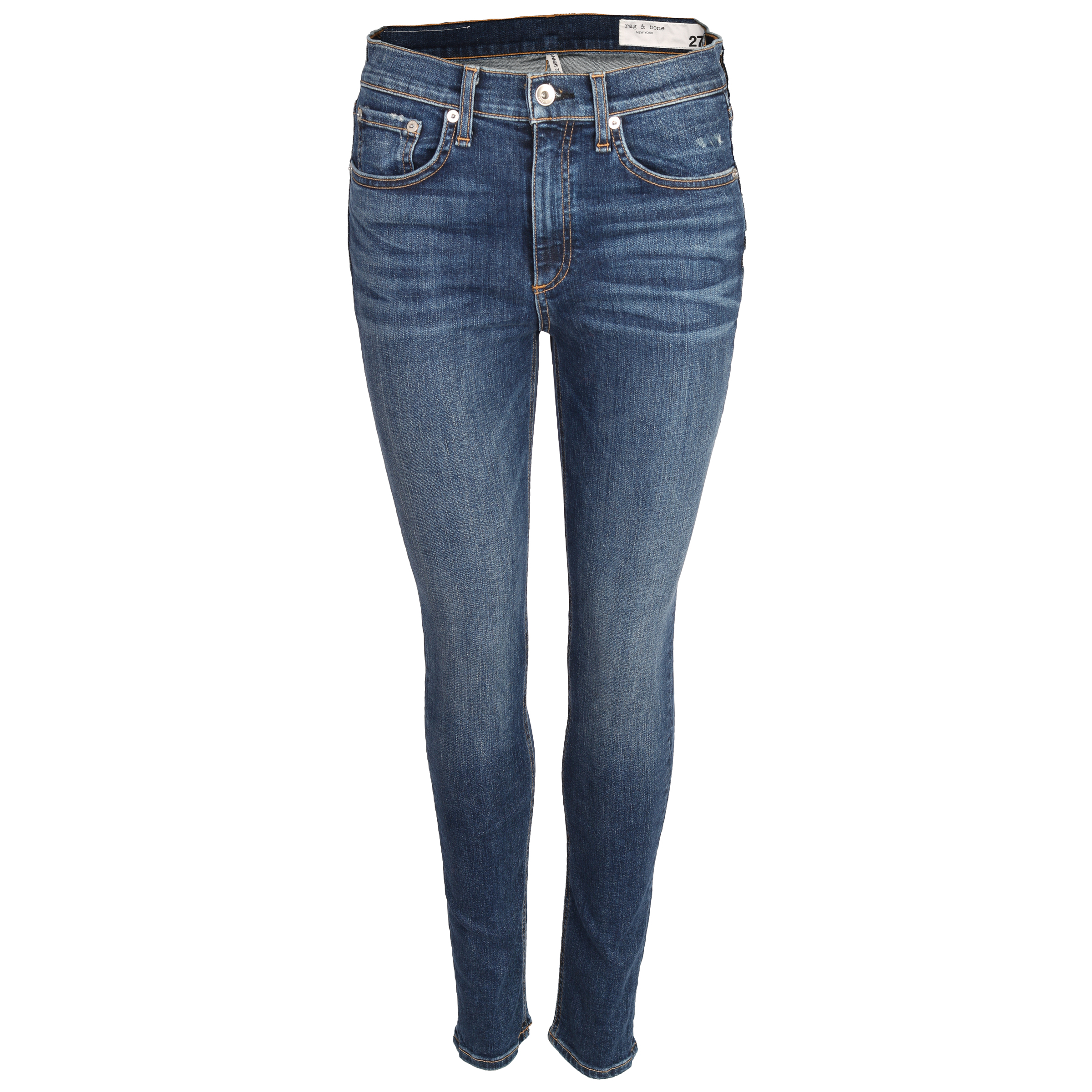 Rag & Bone Jeans Highrise Jeans blau