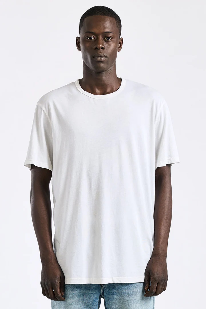 COTTON CITIZEN Classic Crewneck Tee in White XXL