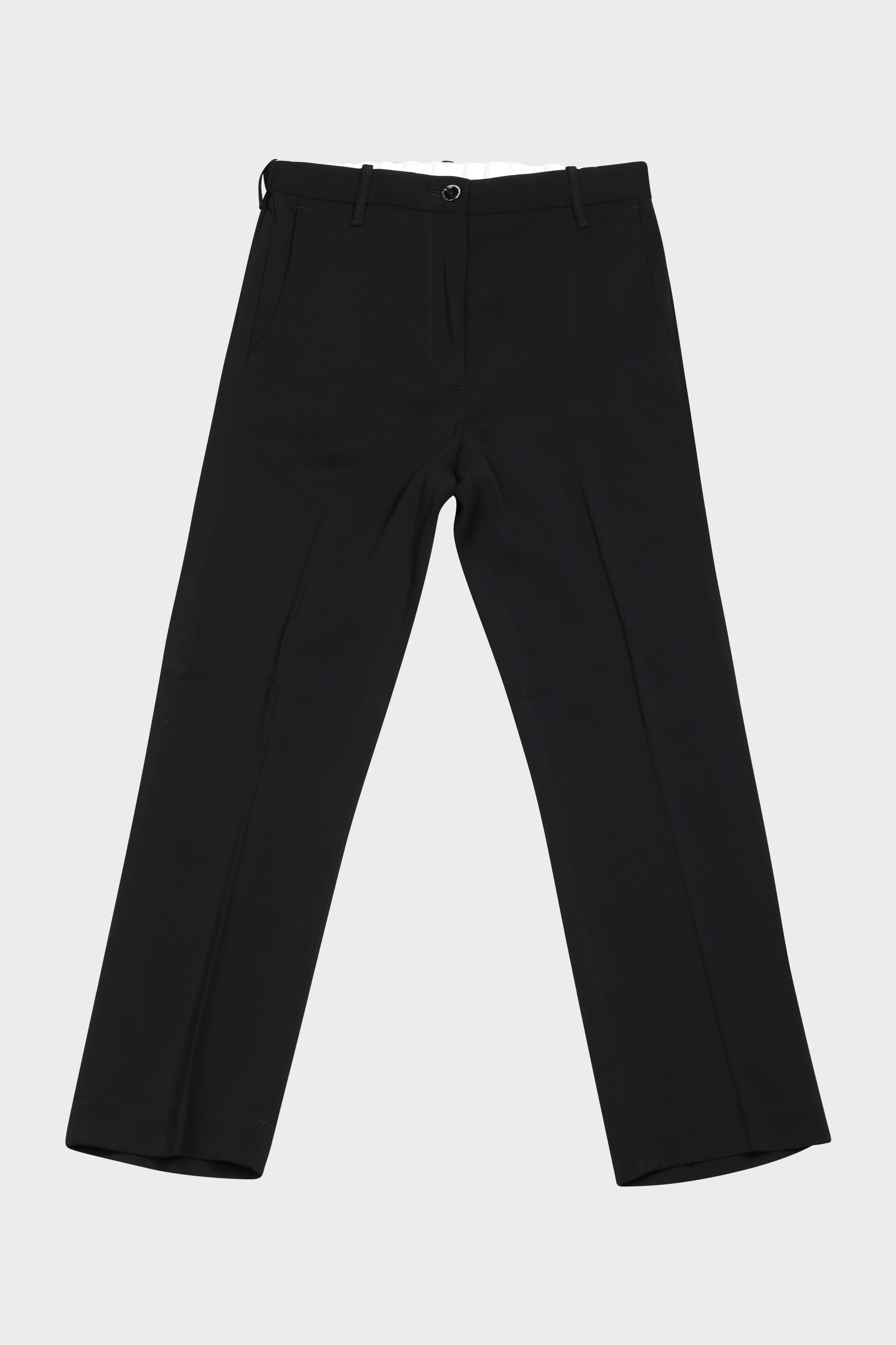 NINE:INTHE:MORNING Magda Cropped Bootcut Pant in Black