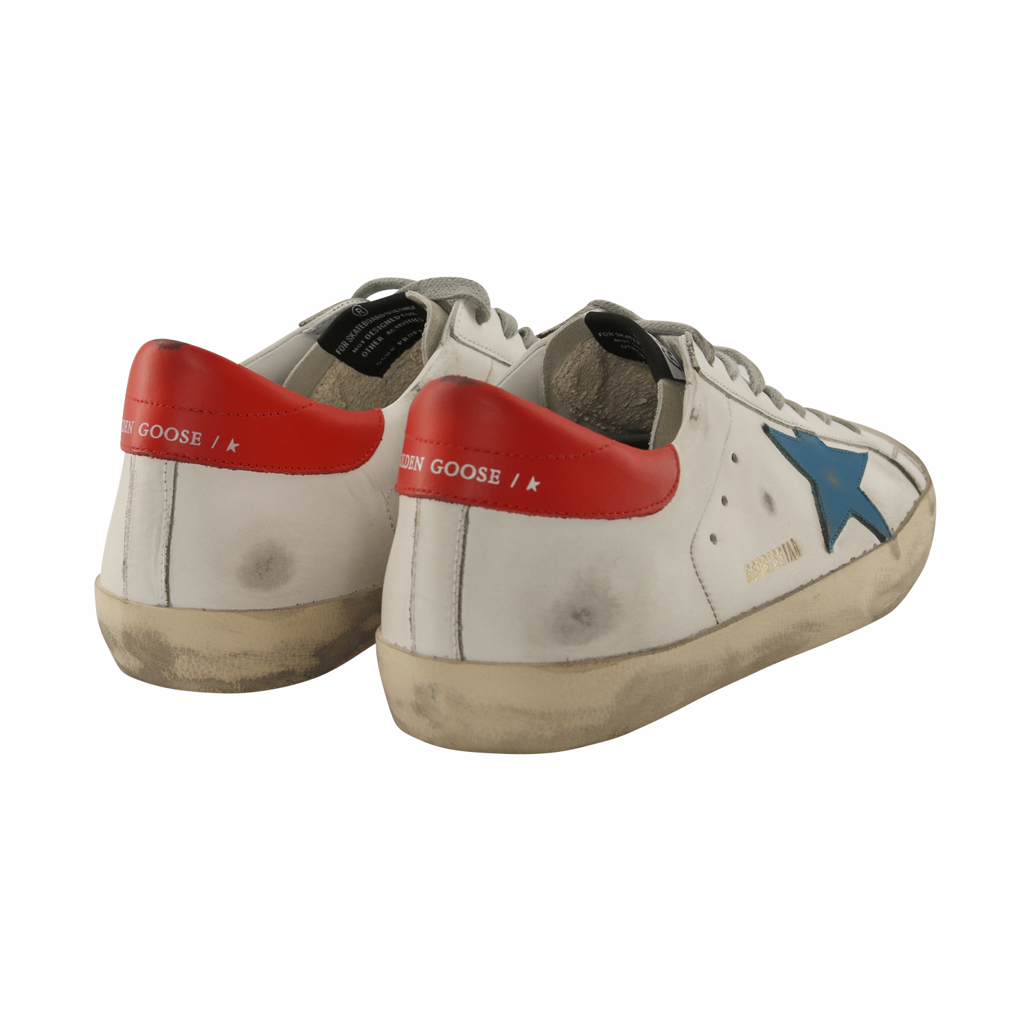 Golden Goose Sneaker Superstar White/Blue