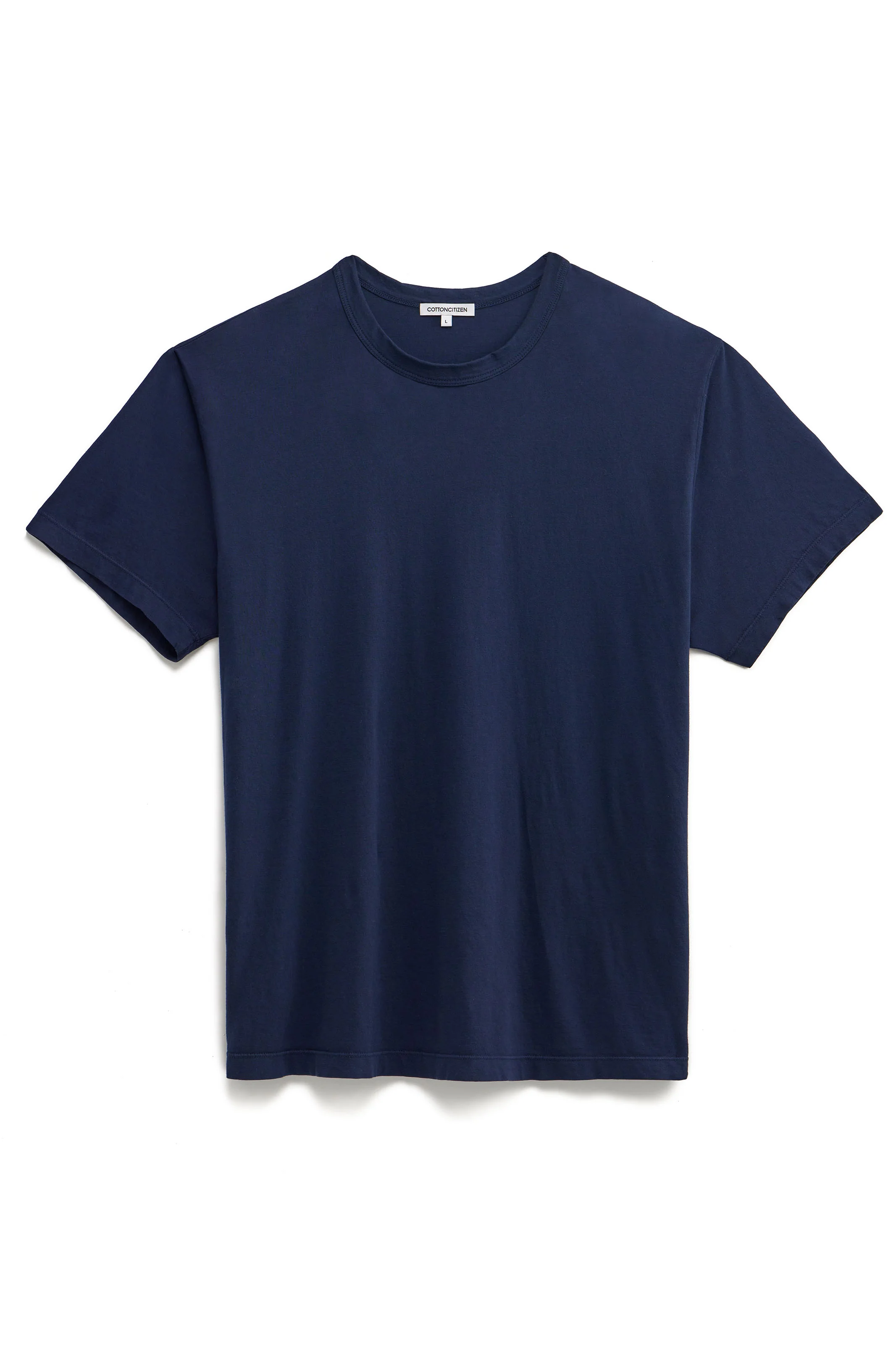COTTON CITIZEN Classic Crewneck T-Shirt in Super Navy