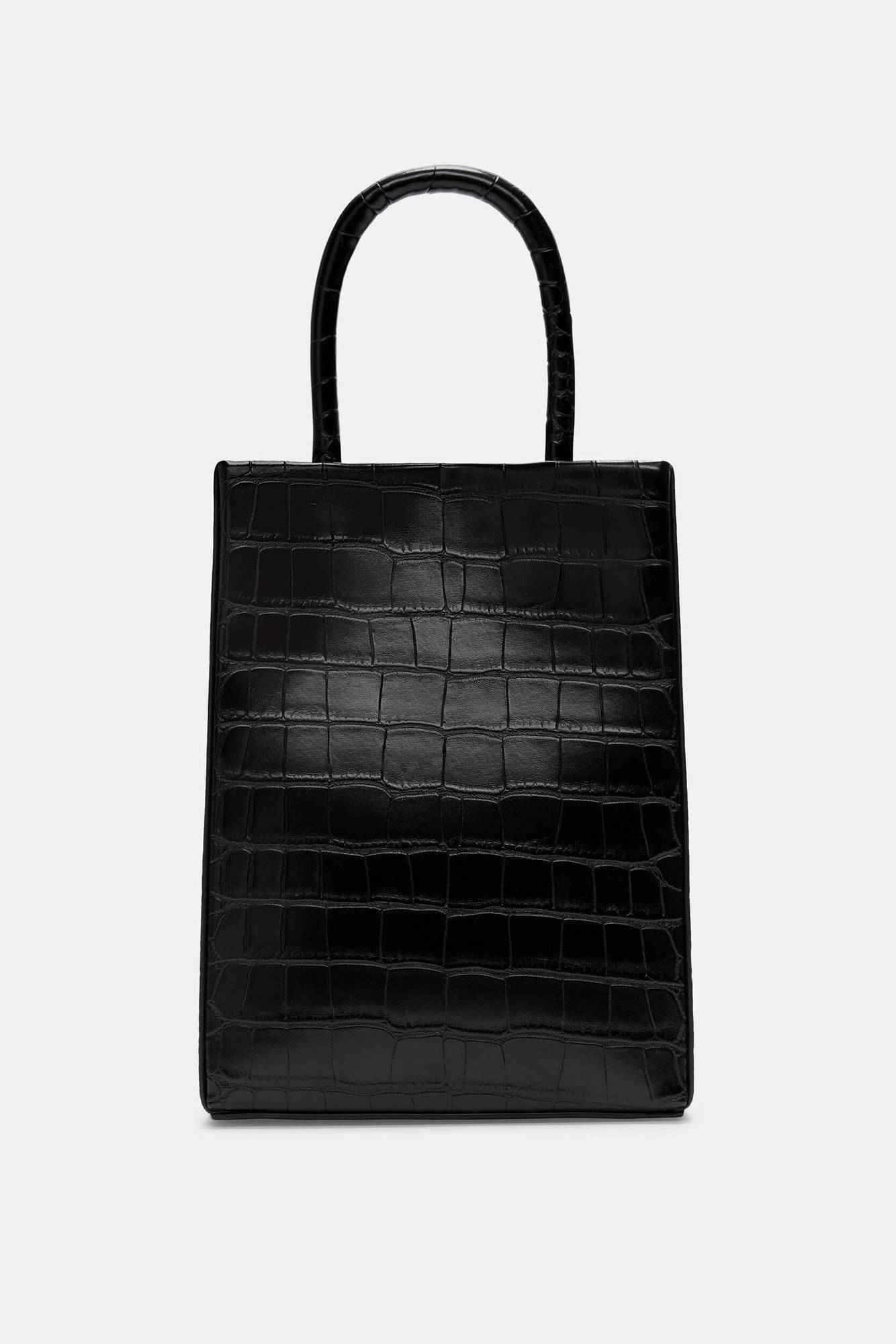 AXEL ARIGATO Shopping Bag Mini in Croco Black