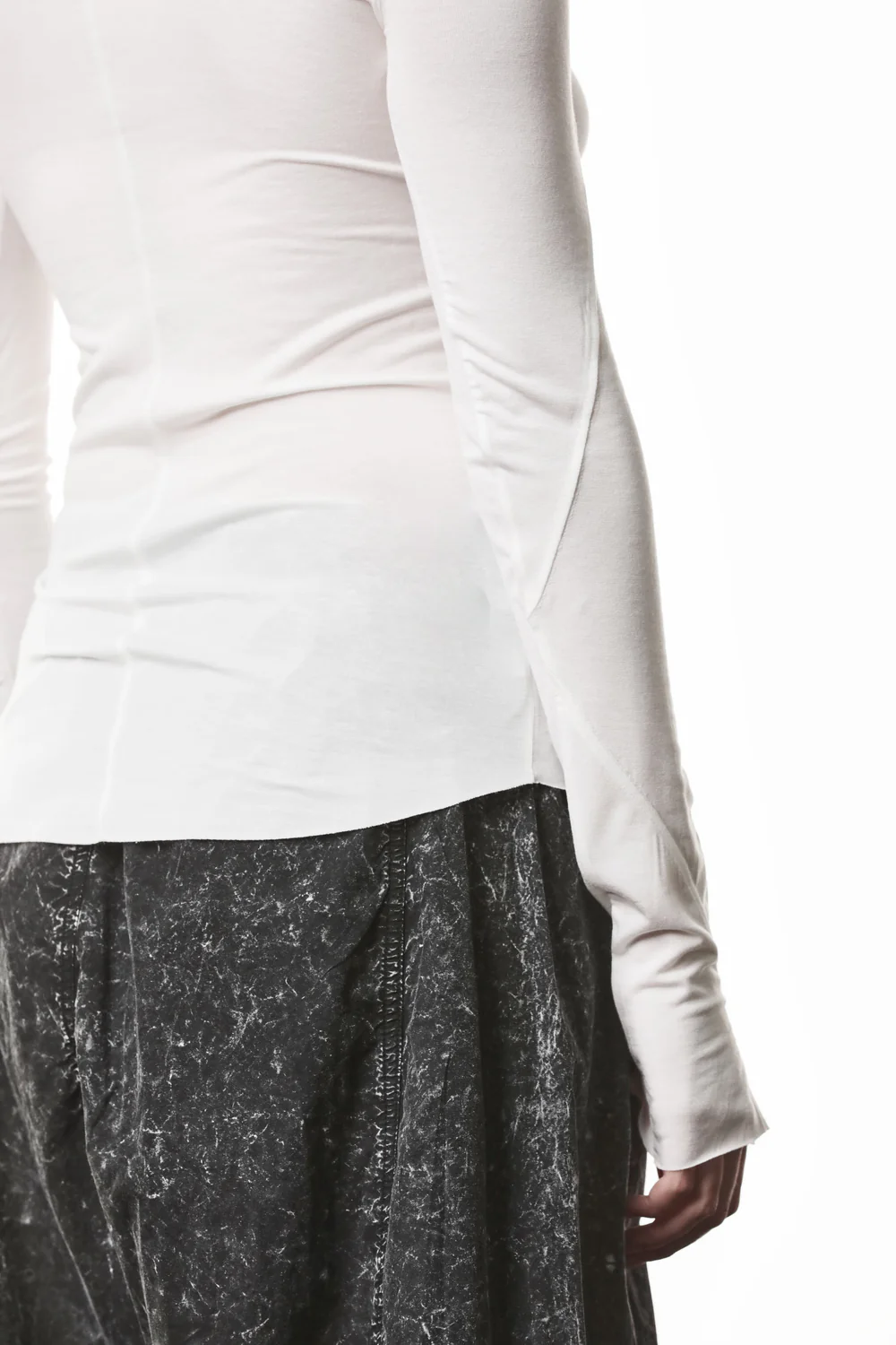 THOM KROM Longsleeve in Off White