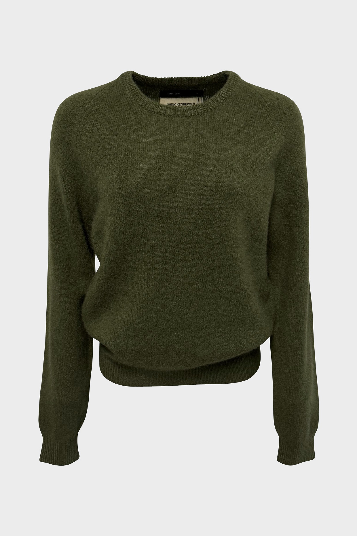 FRENCKENBERGER Fluffy Sweater in Mountain Green