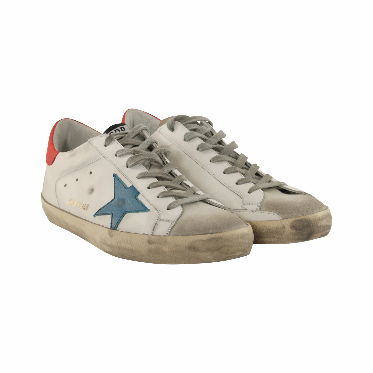 Golden Goose Sneaker Superstar White/Blue