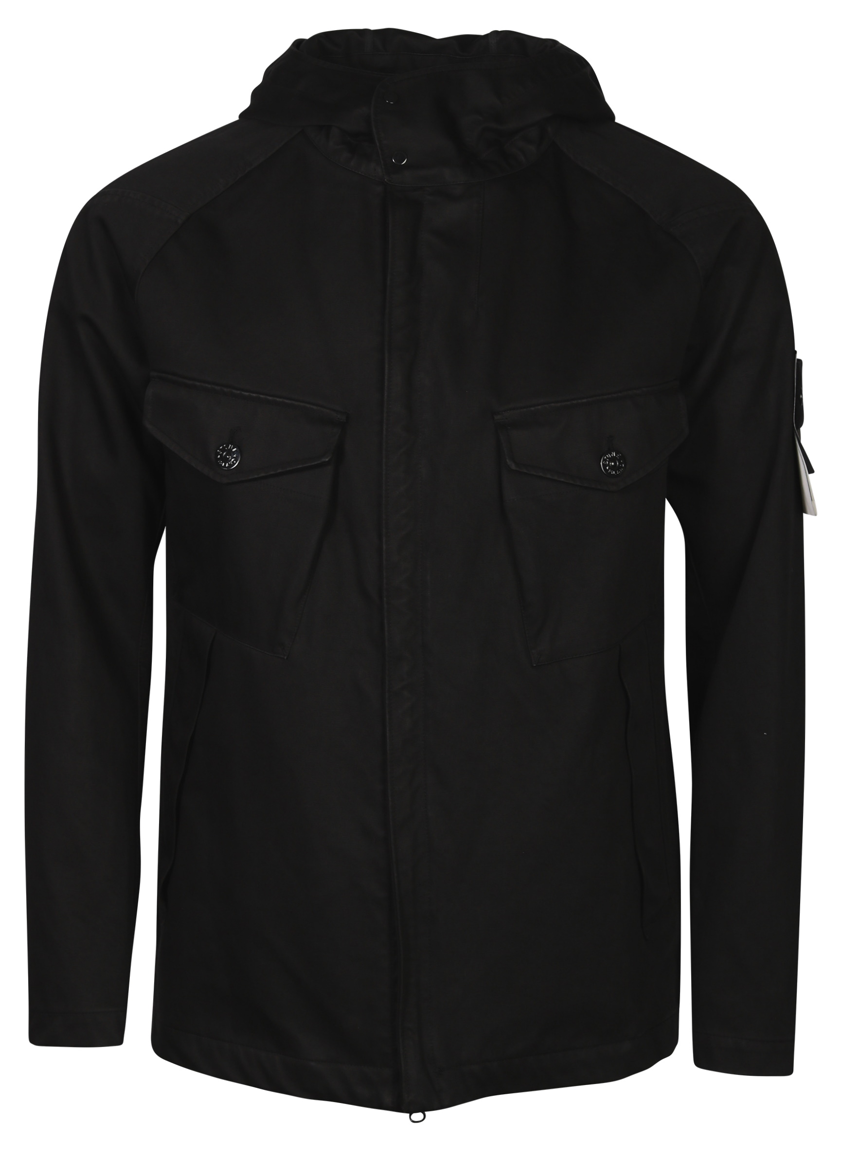 Stone Island Ghostpiece Heavy Cotton Jacket Black