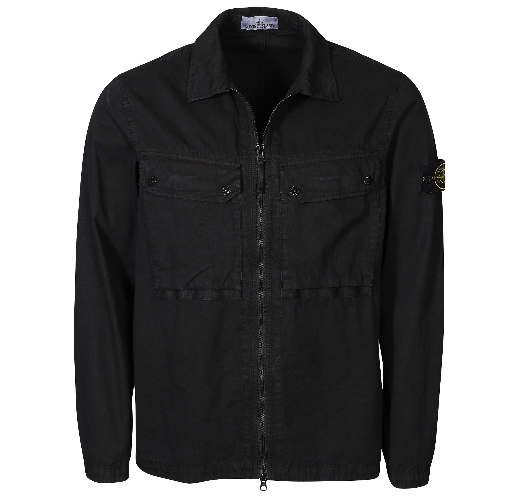 STONE ISLAND Overshirt in Black