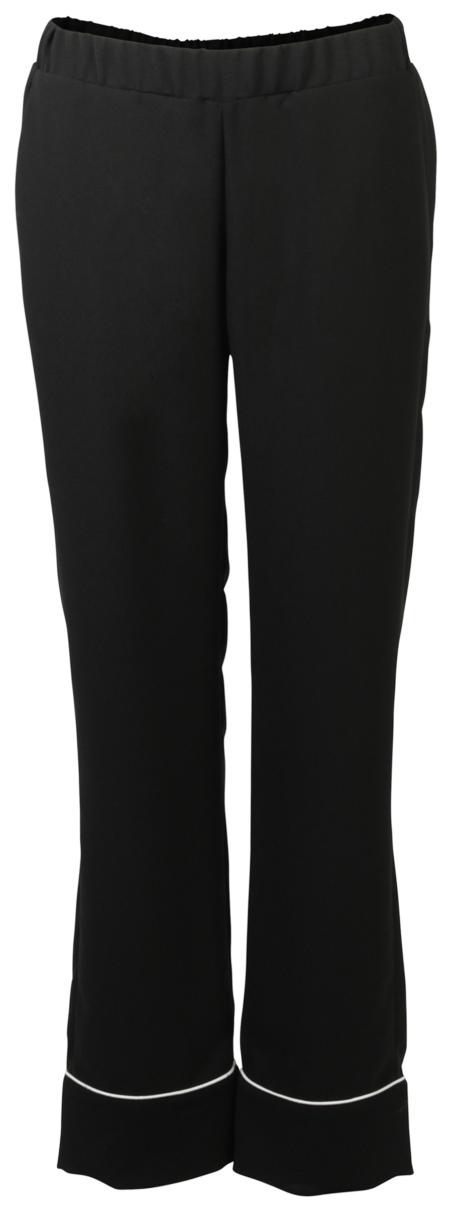 Shirtaporter Hose Bootcut schwarz/weiss 34