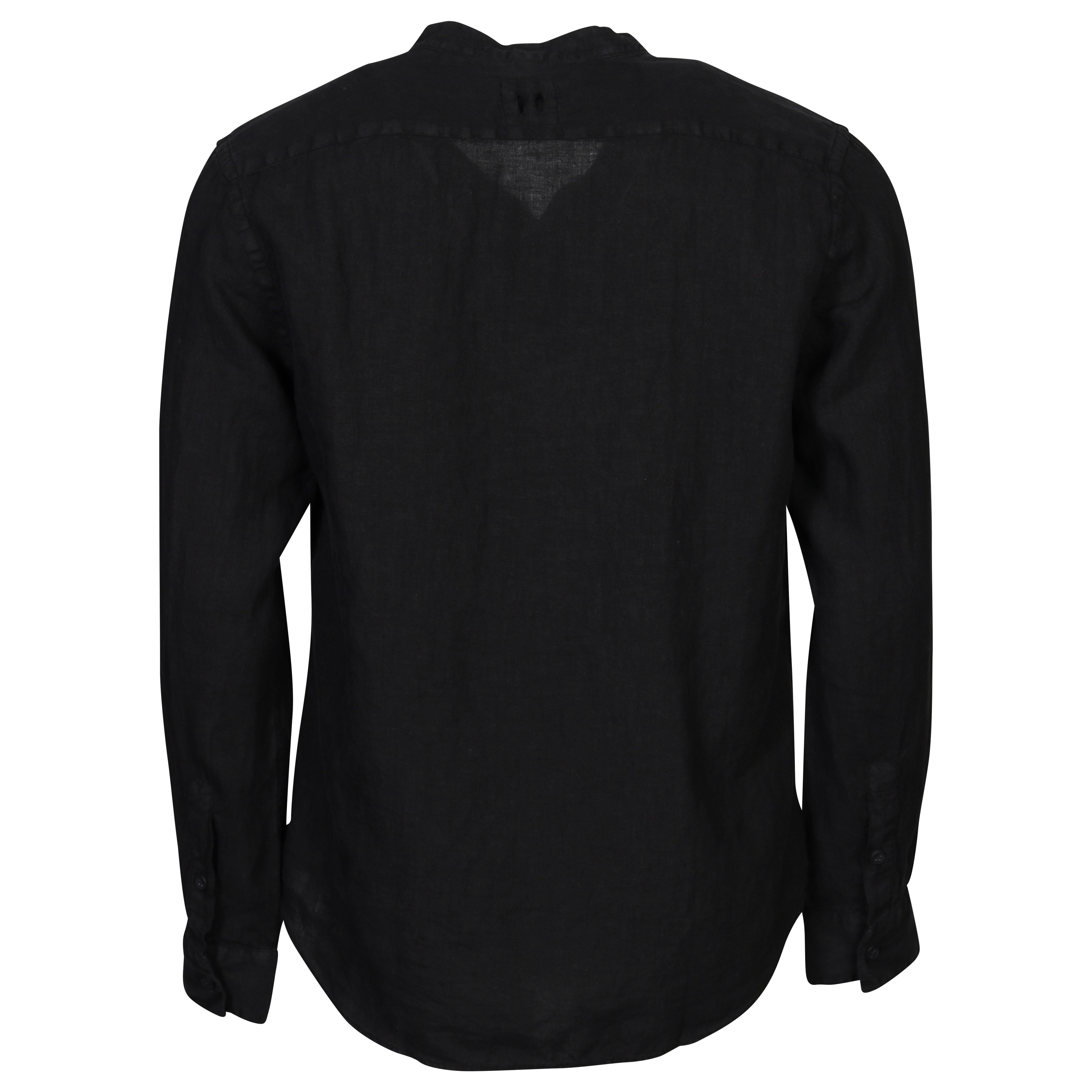 Hannes Roether Linen Shirt in Black