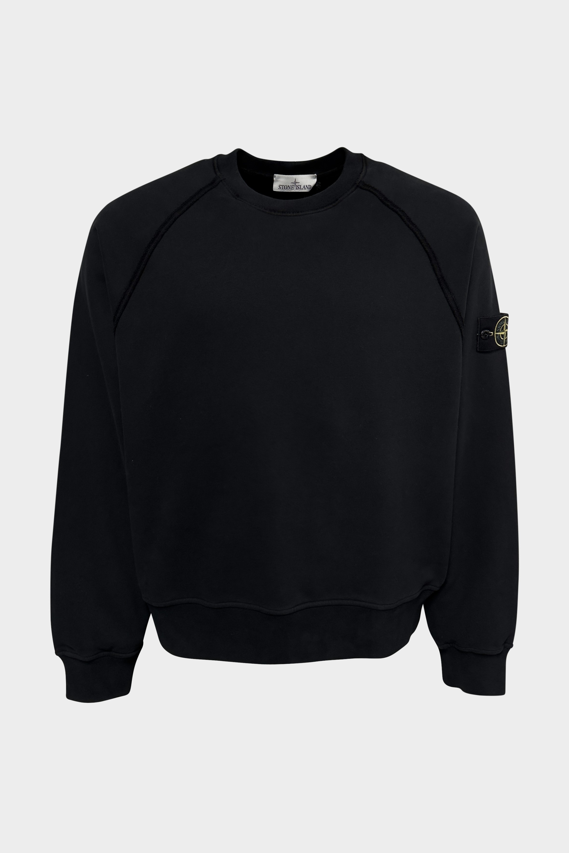 STONE ISLAND Oversized Sweatshirt in Black