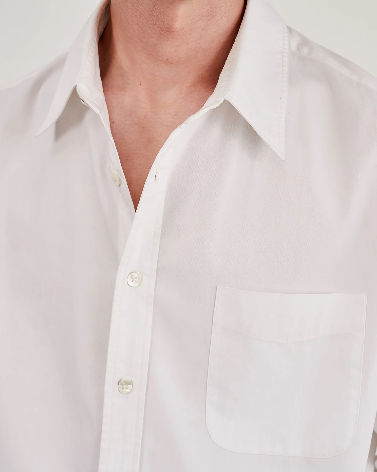 NILI LOTAN Finn Shirt in White XL