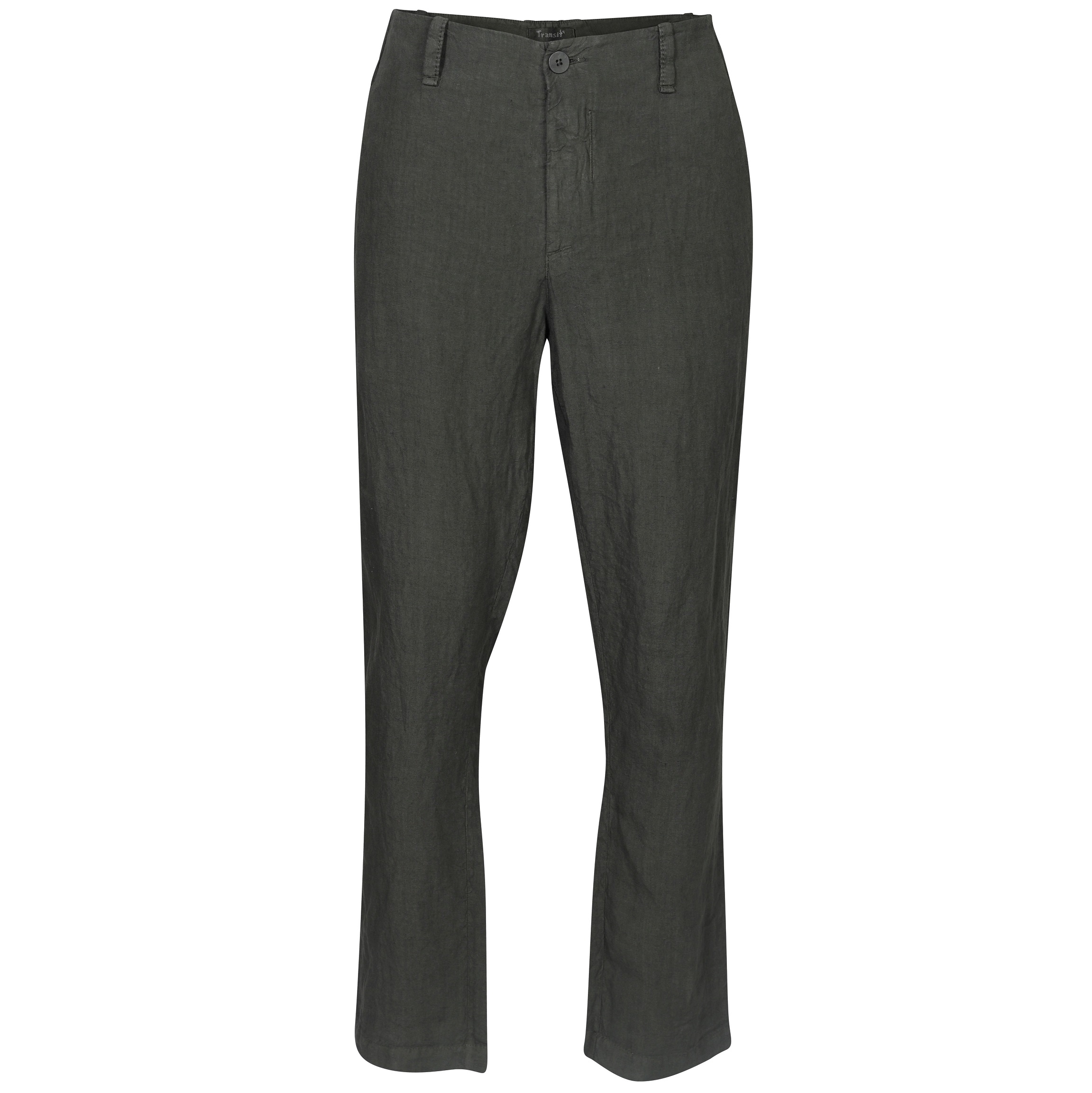 TRANSIT UOMO Linen Pant in Forest