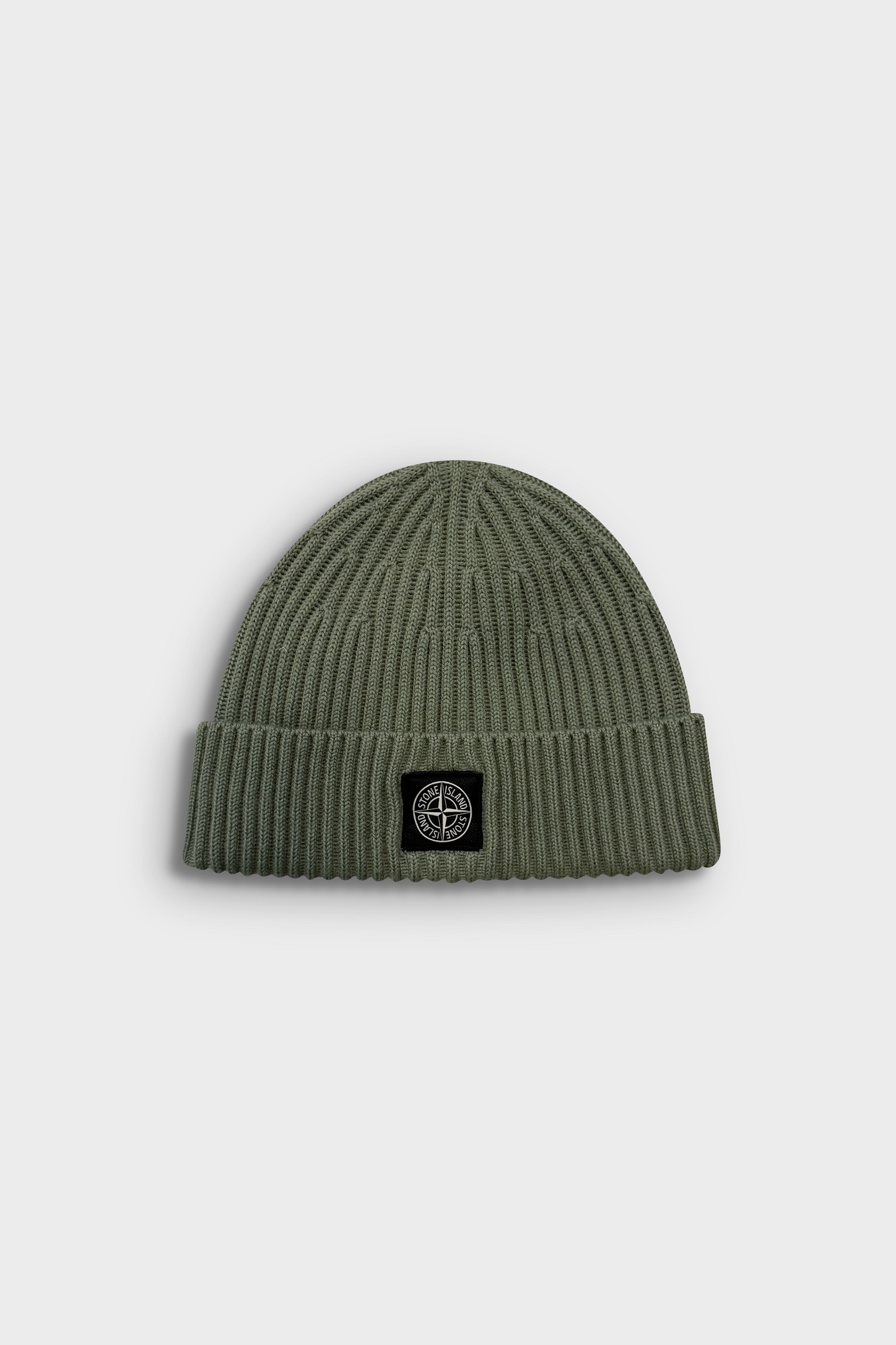 STONE ISLAND Knit Beanie in Sage
