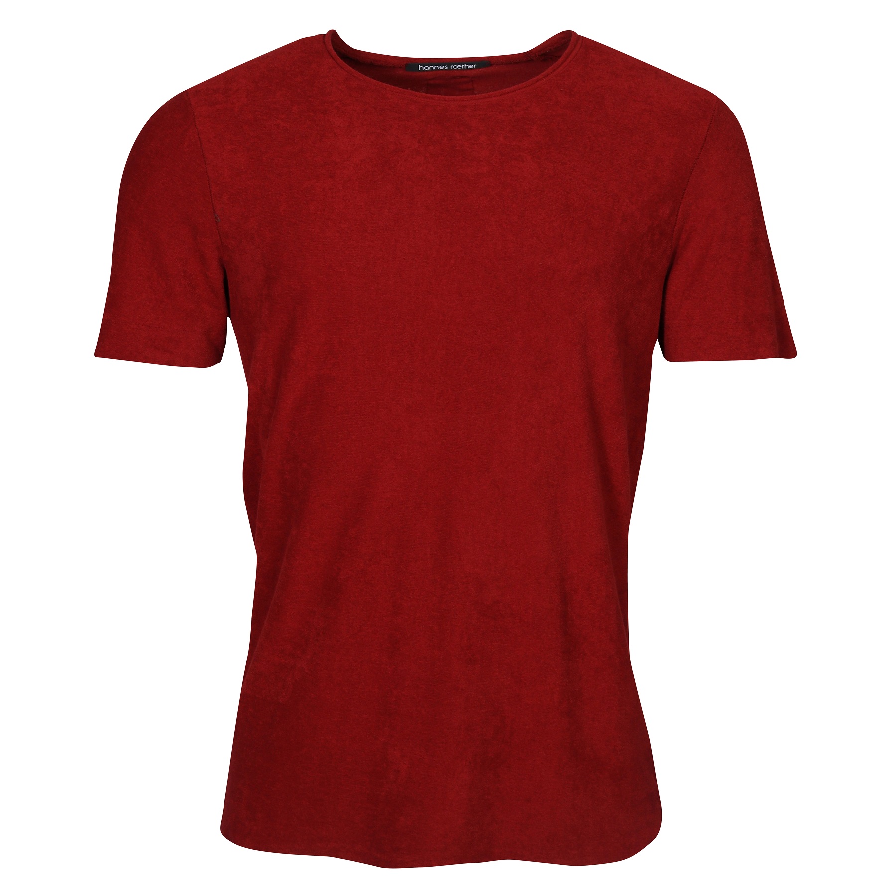 HANNES ROETHER Terry T-Shirt in Red