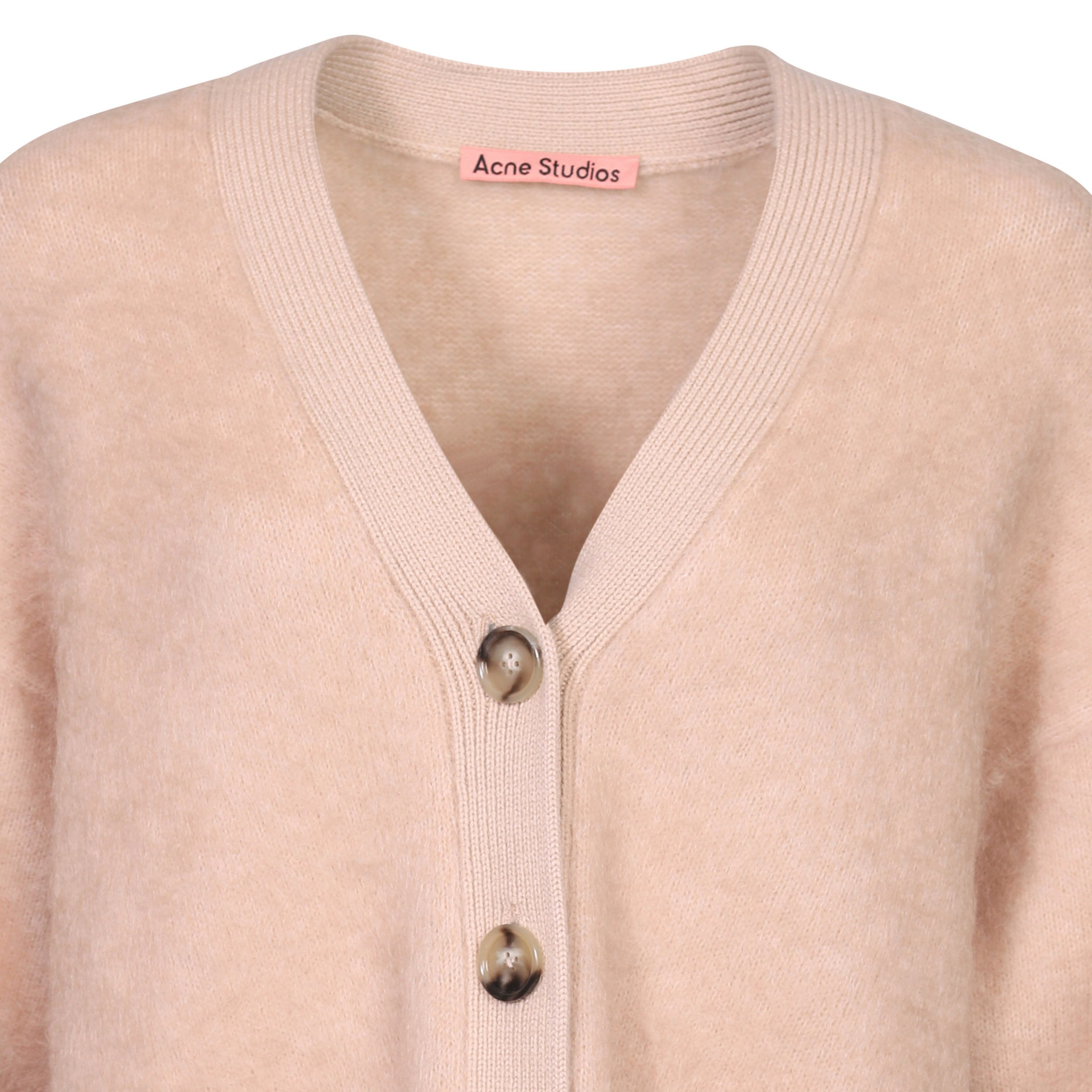 Acne Studios Knit Cardigan in Warm Beige