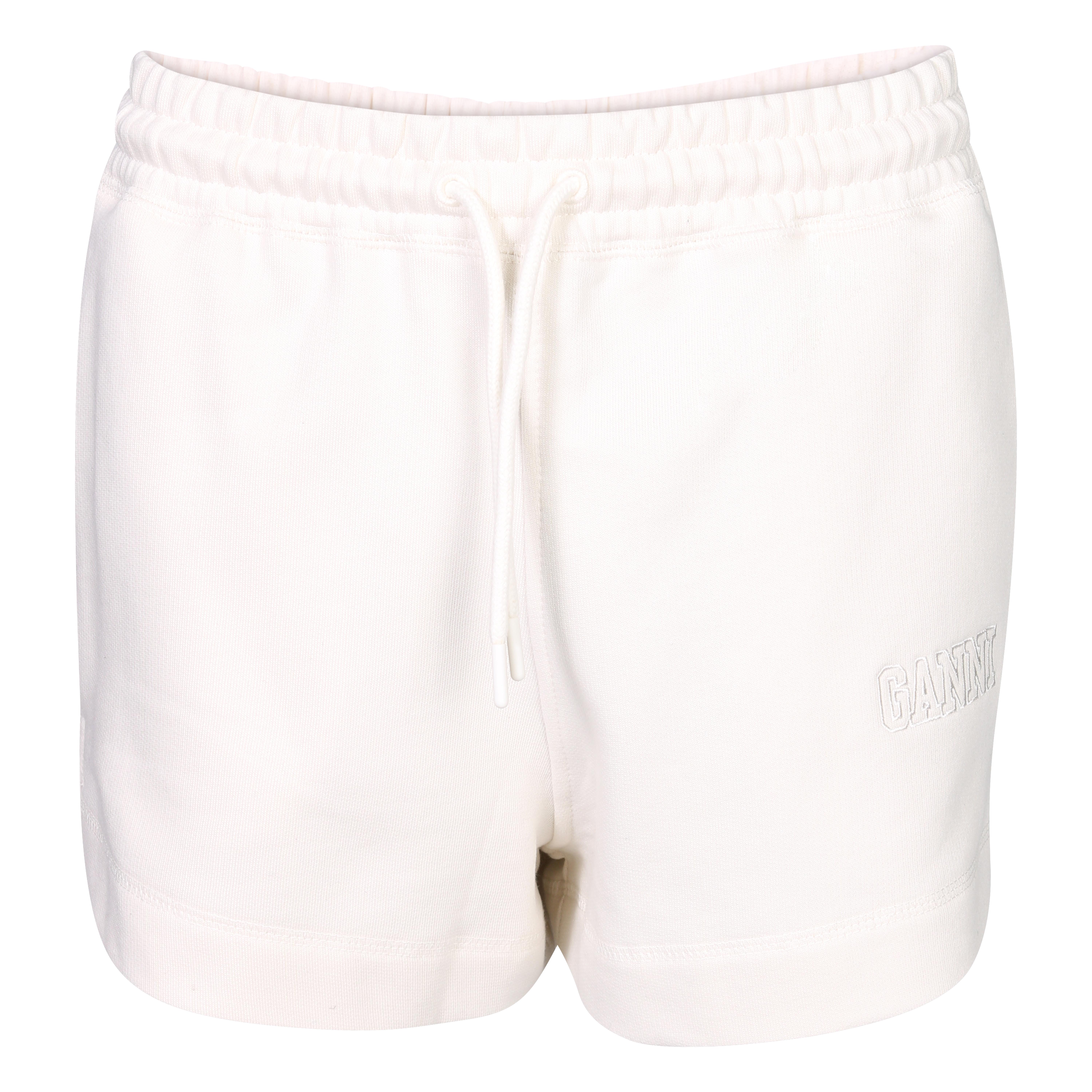 Ganni Drawstring Sweat Shorts Software Isoli Egret / Cream