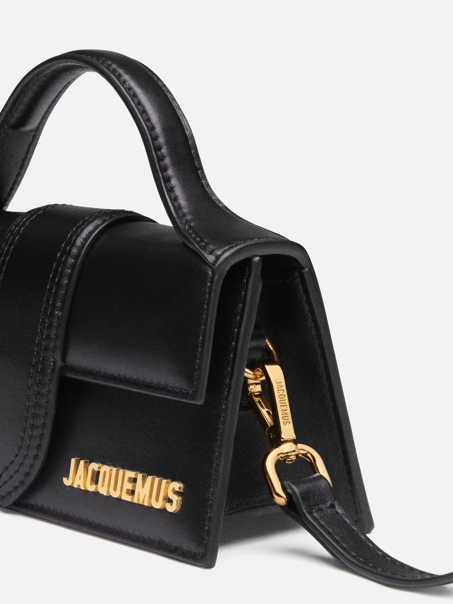 JACQUEMUS The Bambino in Black/Gold
