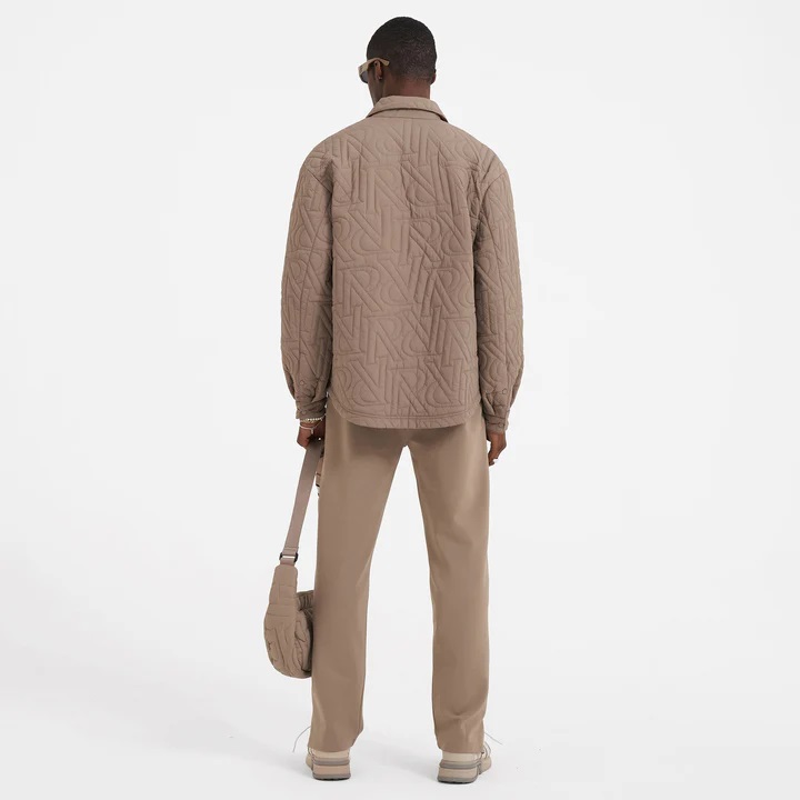 REPRESENT Split Trackpant in Mushroom/Flat White S