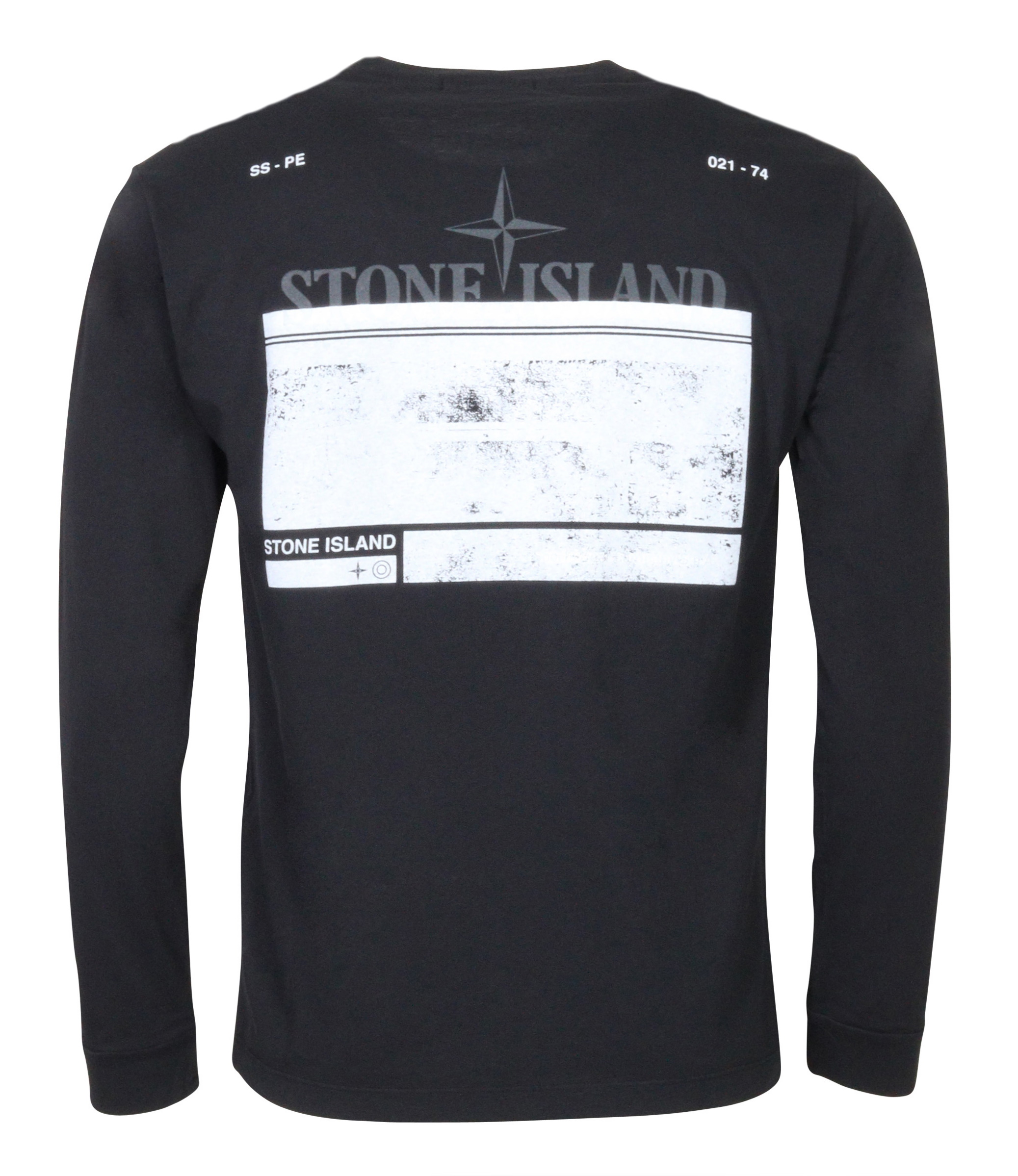 Stone Island Longsleeve Black Back Printed