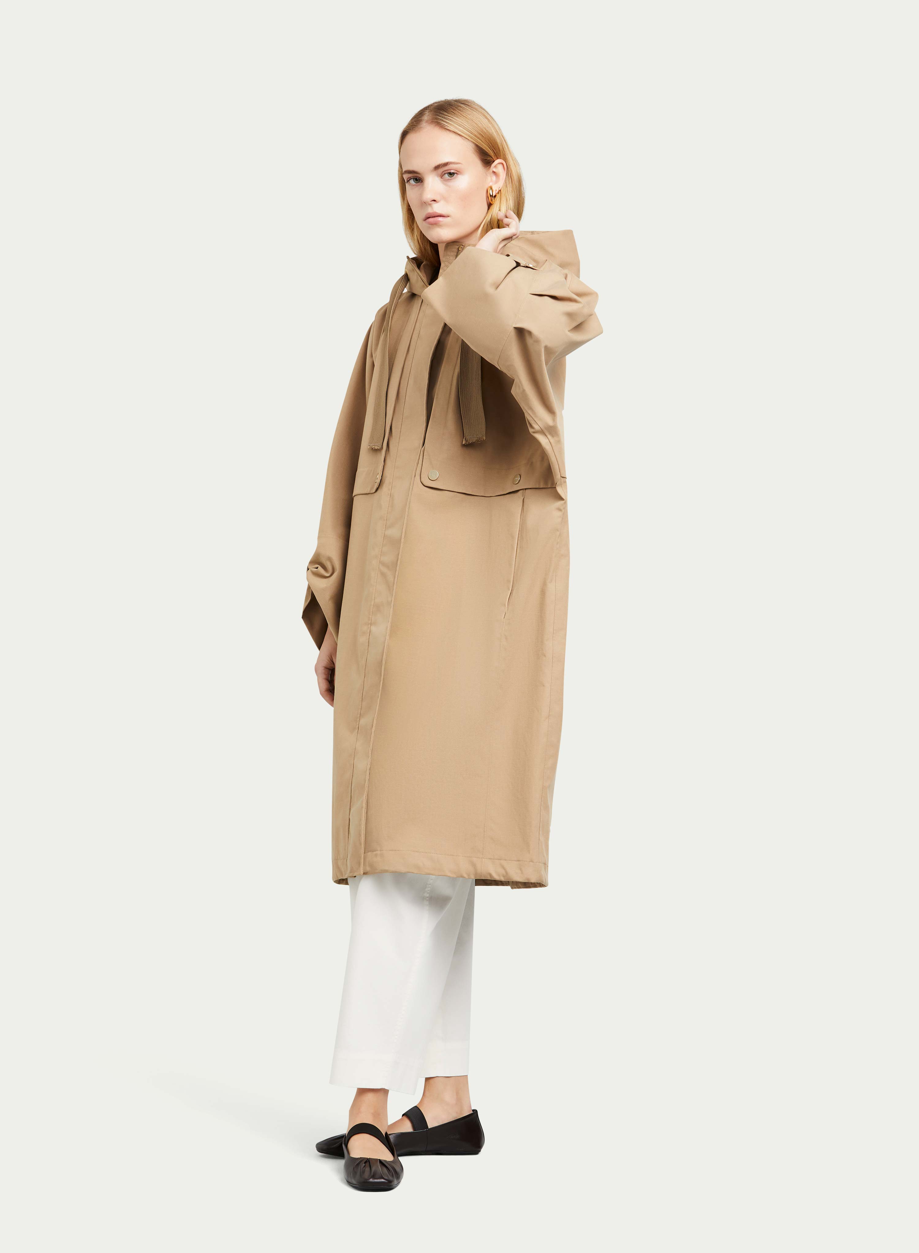 G-LAB Waterproof Coat Milla in Sand XS