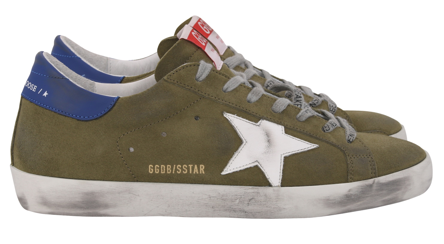 Golden Goose Superstar Suede Woodgreen/White/Black 45
