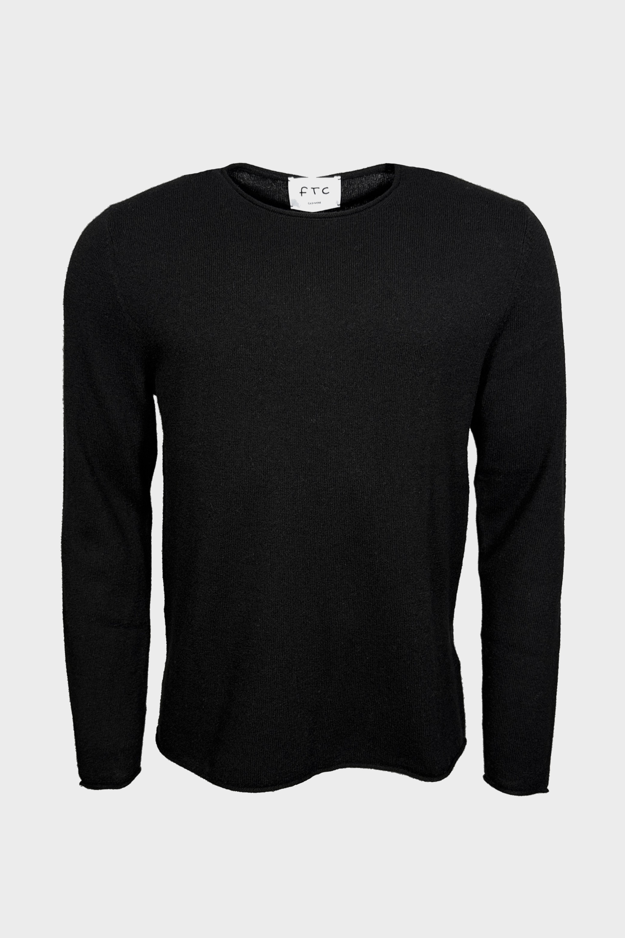 FTC Cashmere Pullover in Black