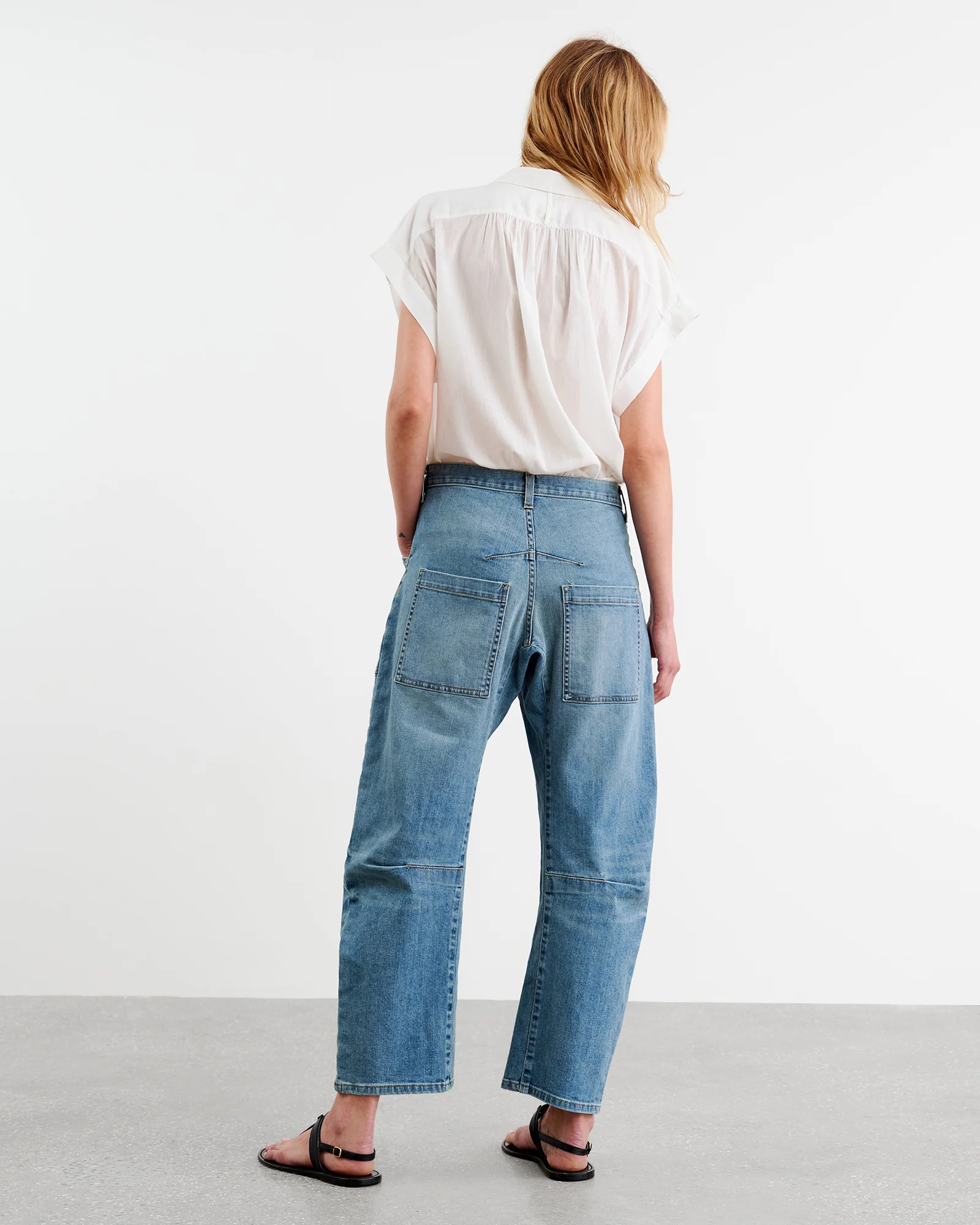 NILI LOTAN Shon Jeans in Summer Wash 32