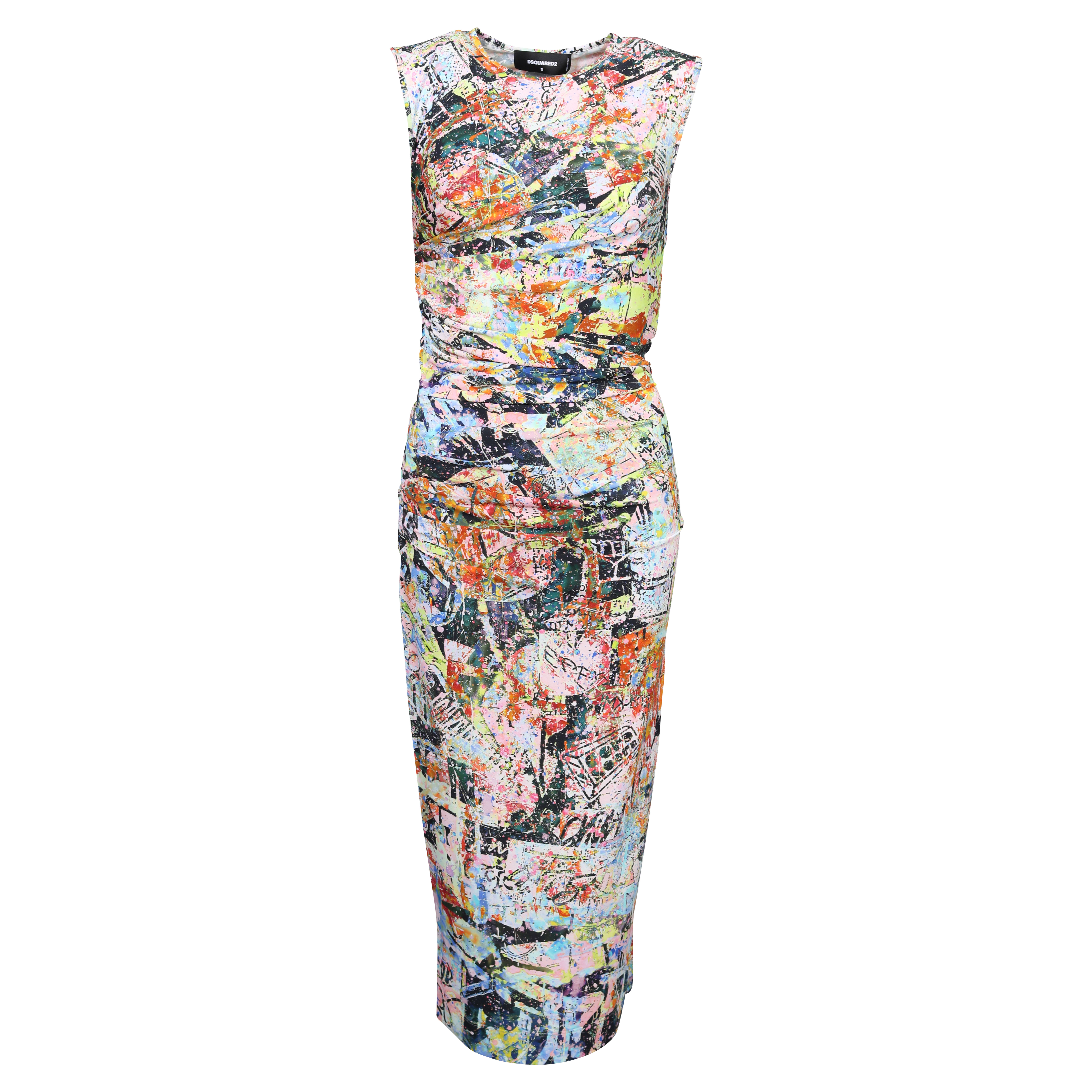 Dsquared Commotion Long Dress Multicolour