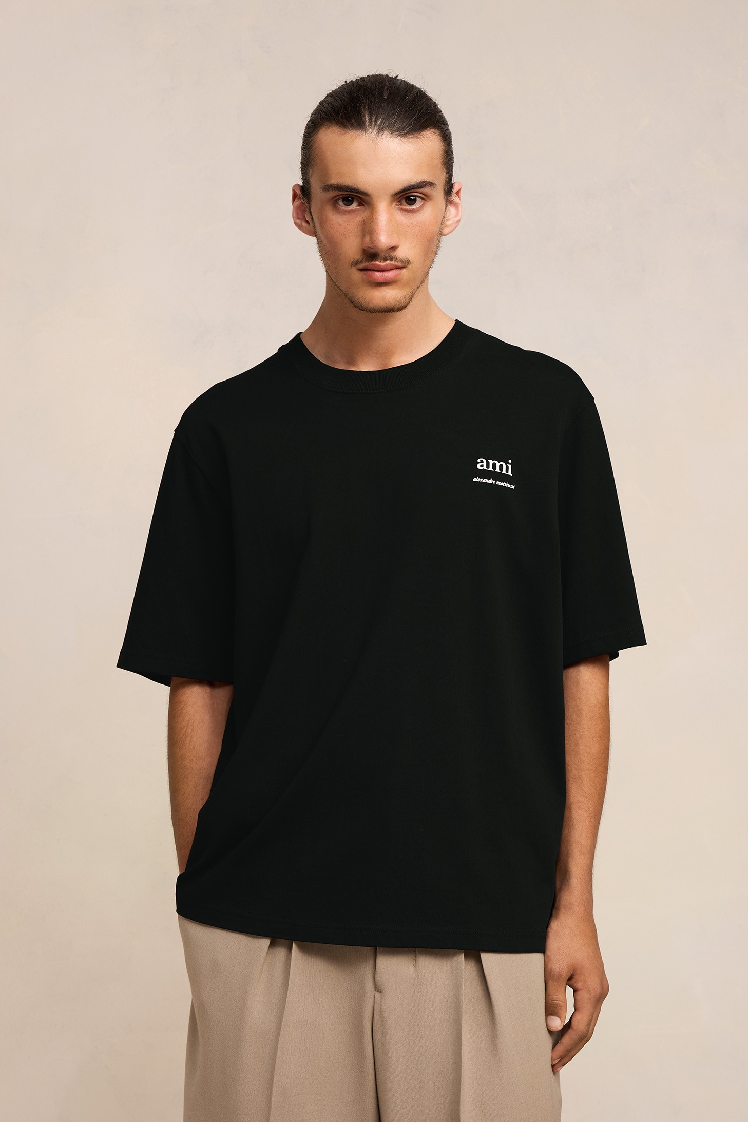 AMI PARIS Alexandre Mattuissi Boxy Fit T-Shirt in Black S