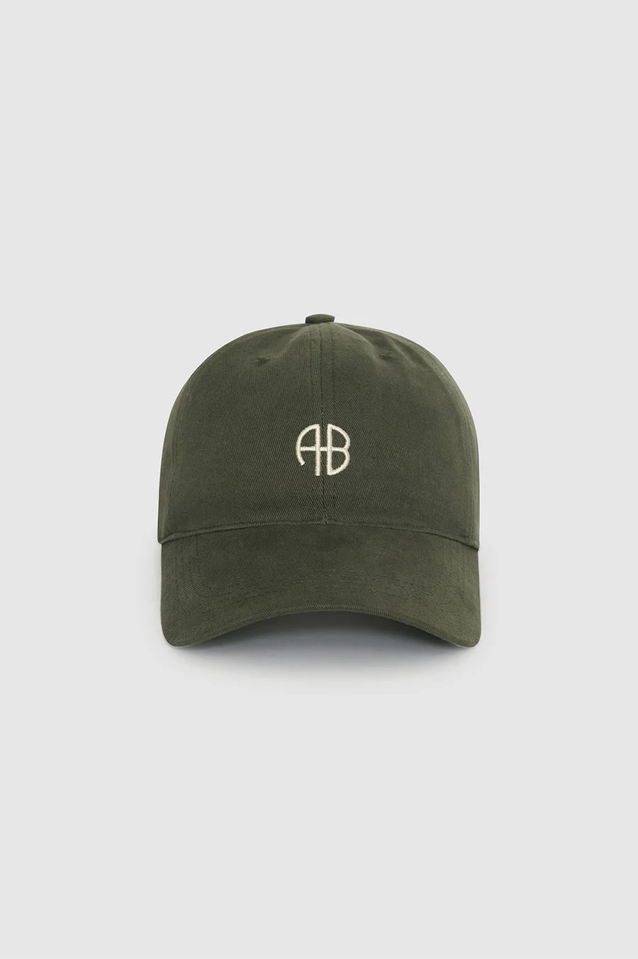 ANINE BING Jeremy Baseball Cap AB in Dark Olive
