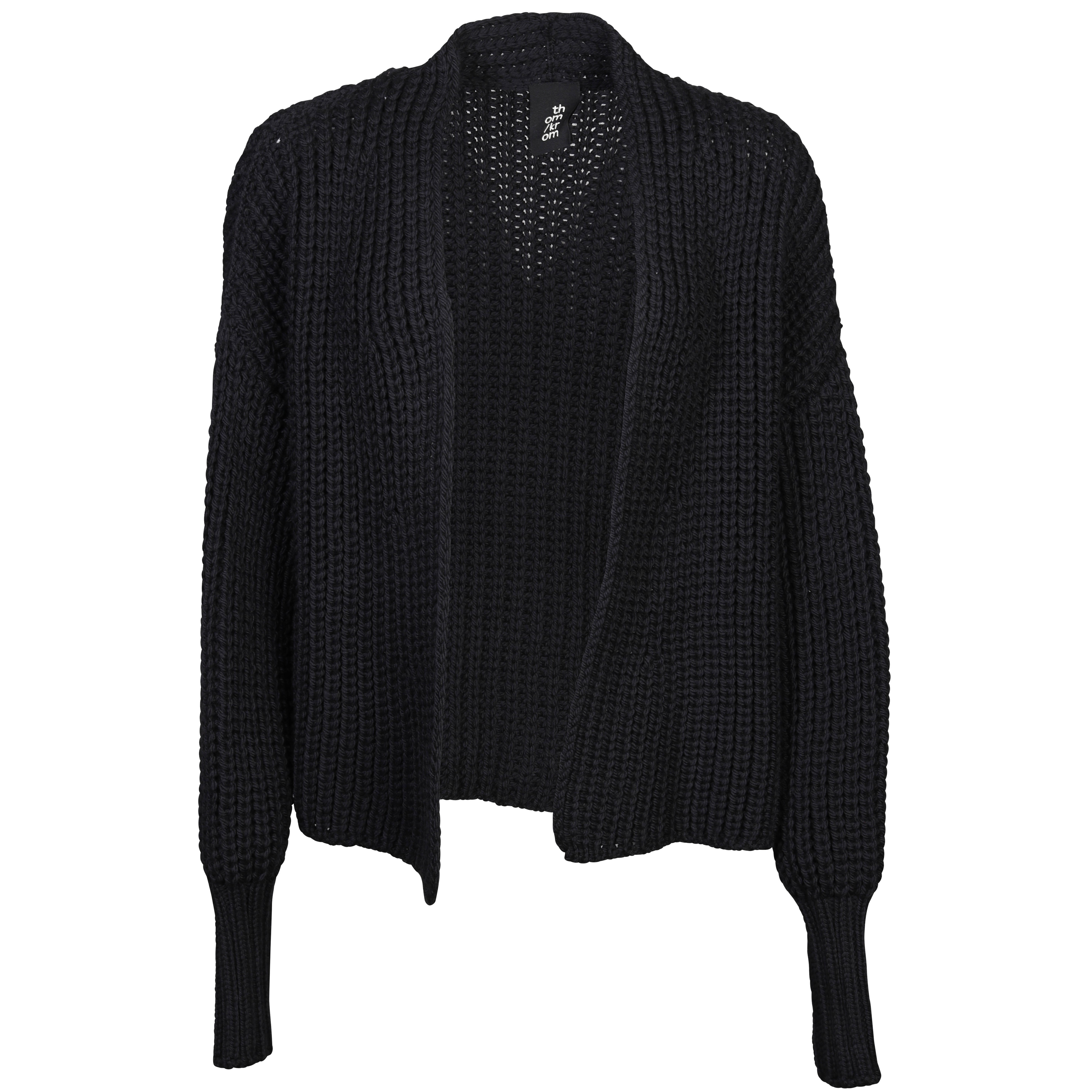Thom Krom Knit Cardigan in Black