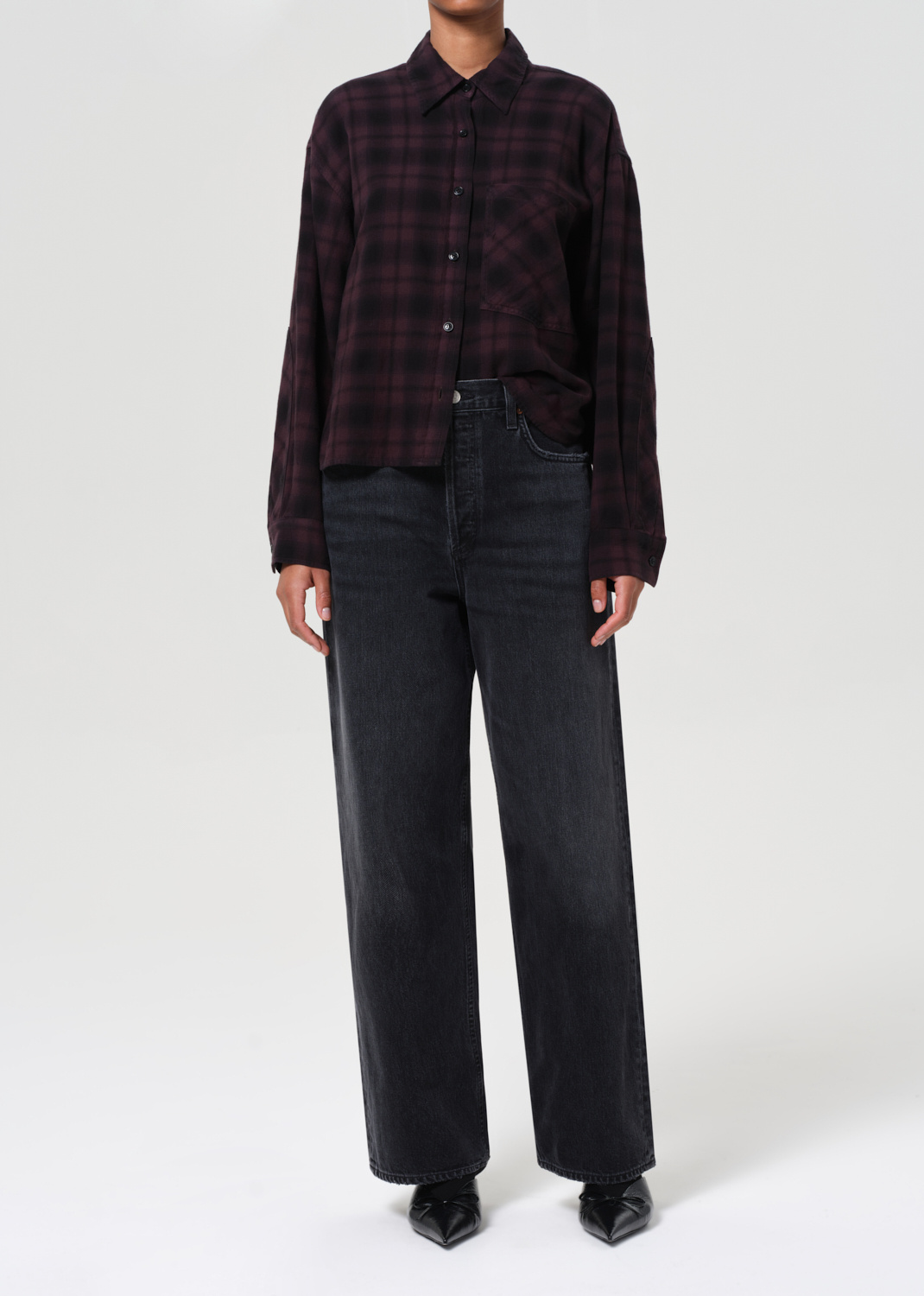AGOLDE Low Slung Baggy in Recess Wash