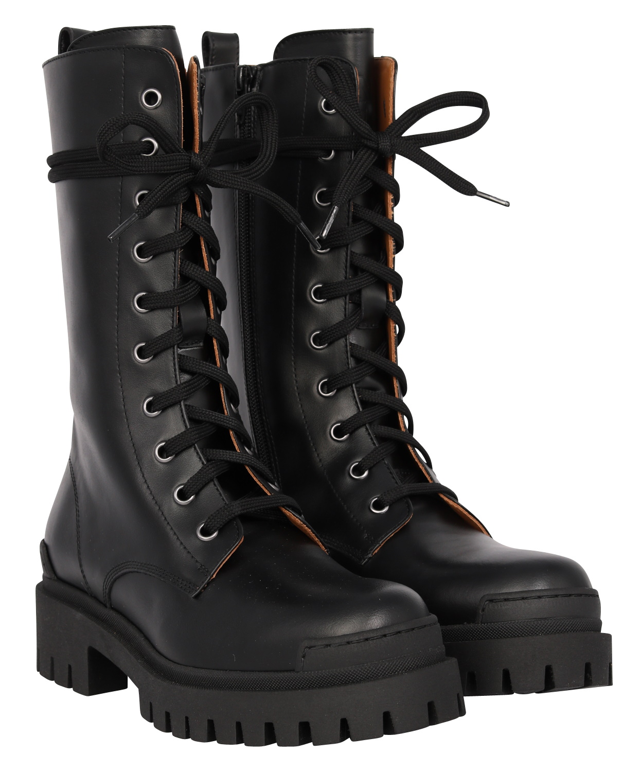 Ennequadro Combat Boots Black