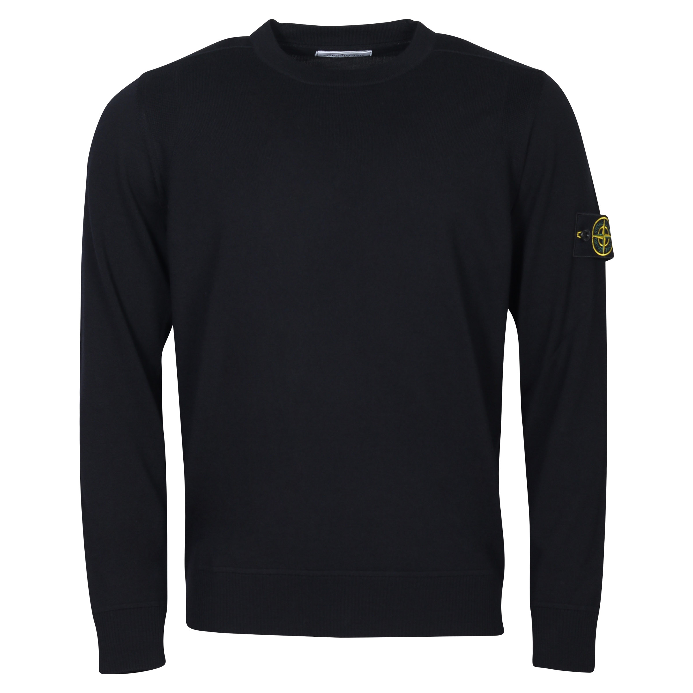Stone Island Crew Neck Knit Sweater Navy