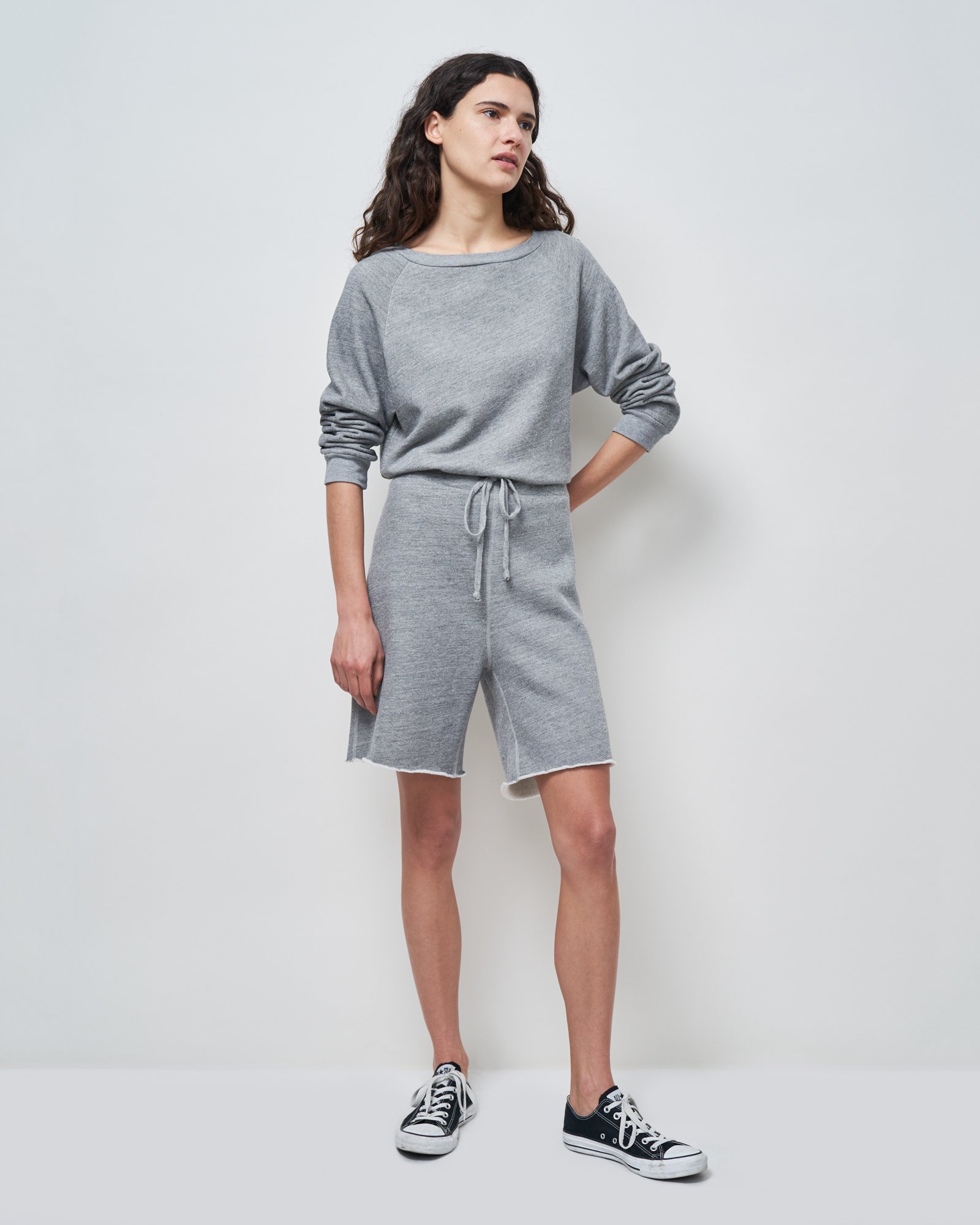 Nili Lotan Sweat Shorts Austin Heather Grey S