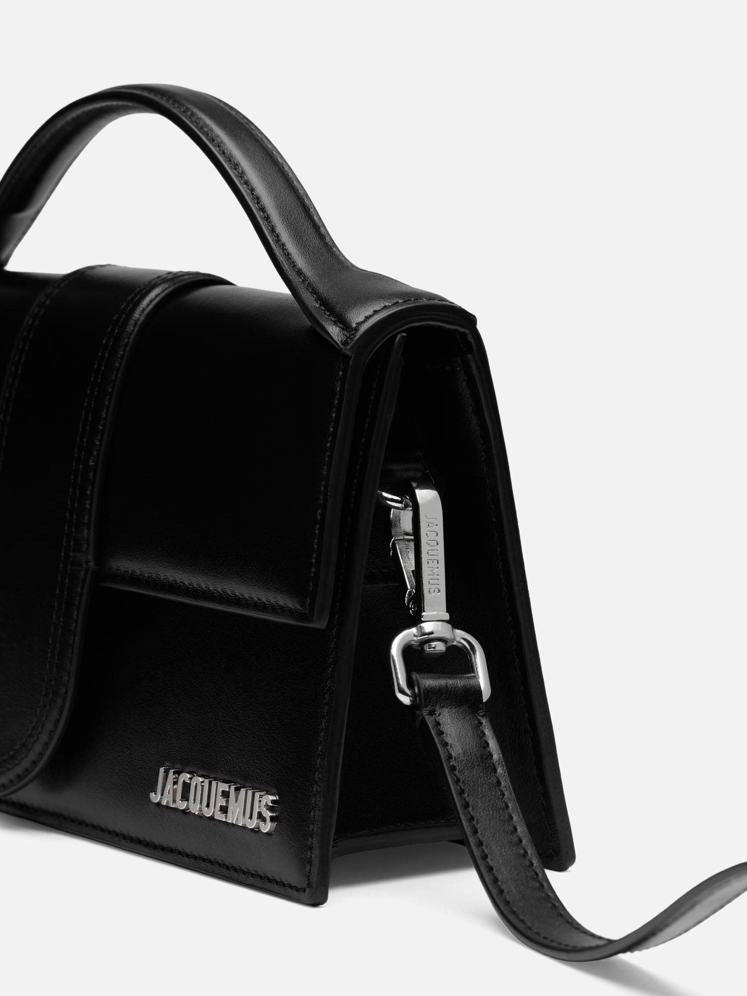 JACQUEMUS The Big Bambino in Black/Silver