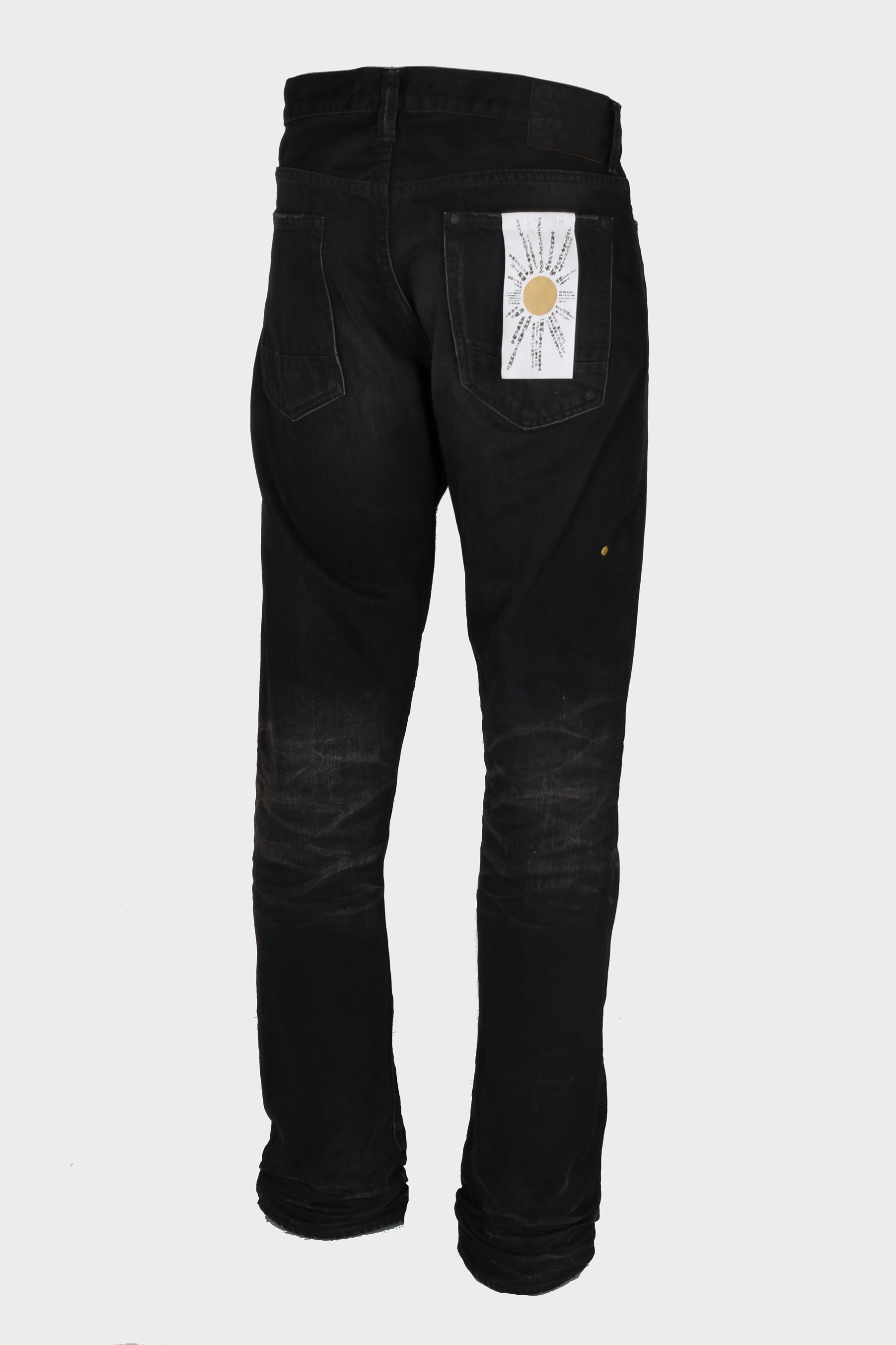 MASTERCRAFT UNION Limited Edo Straight Fit Jeans in Sureto Worn Black 36