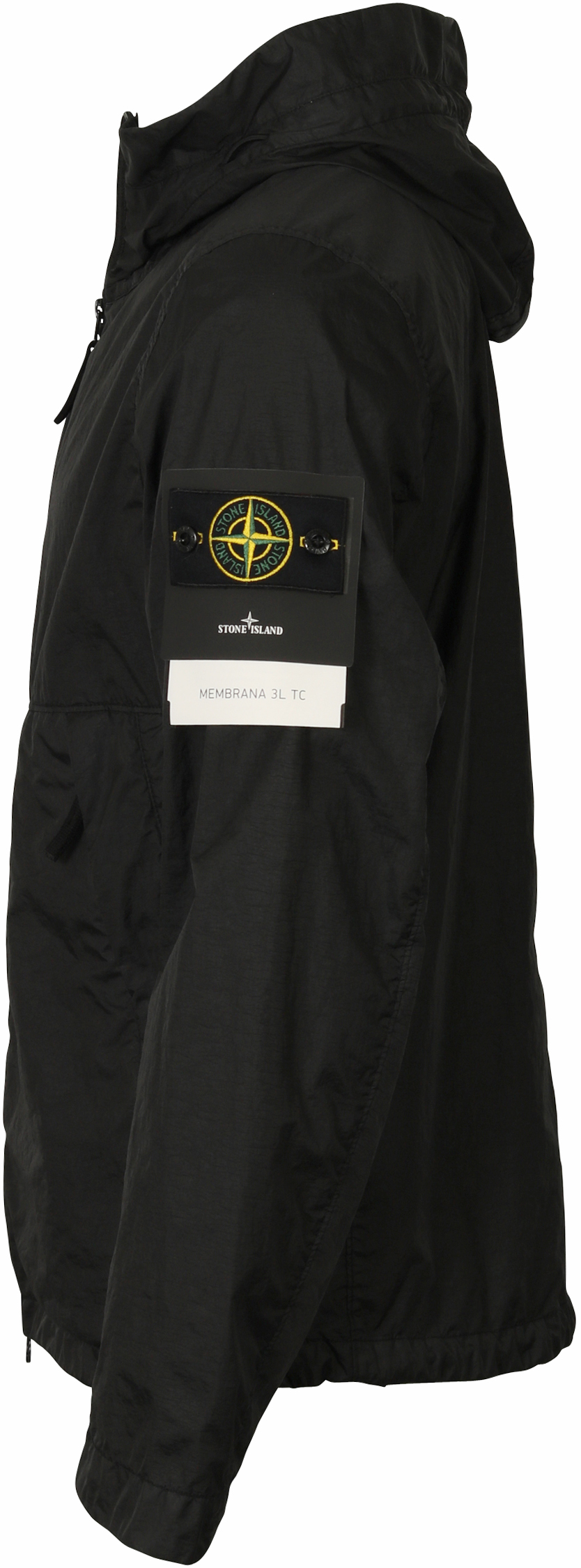 Stone Island Hooded Jacket Black M