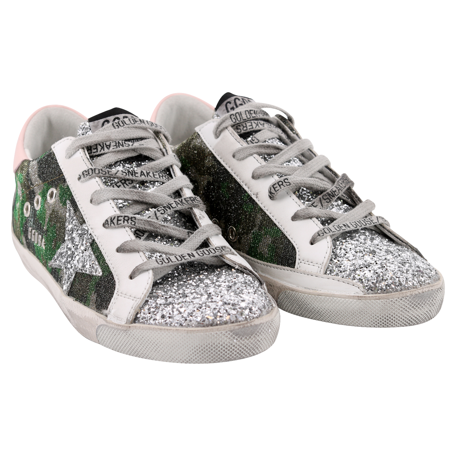 Golden Goose Sneaker Superstar Lurex Camouflage