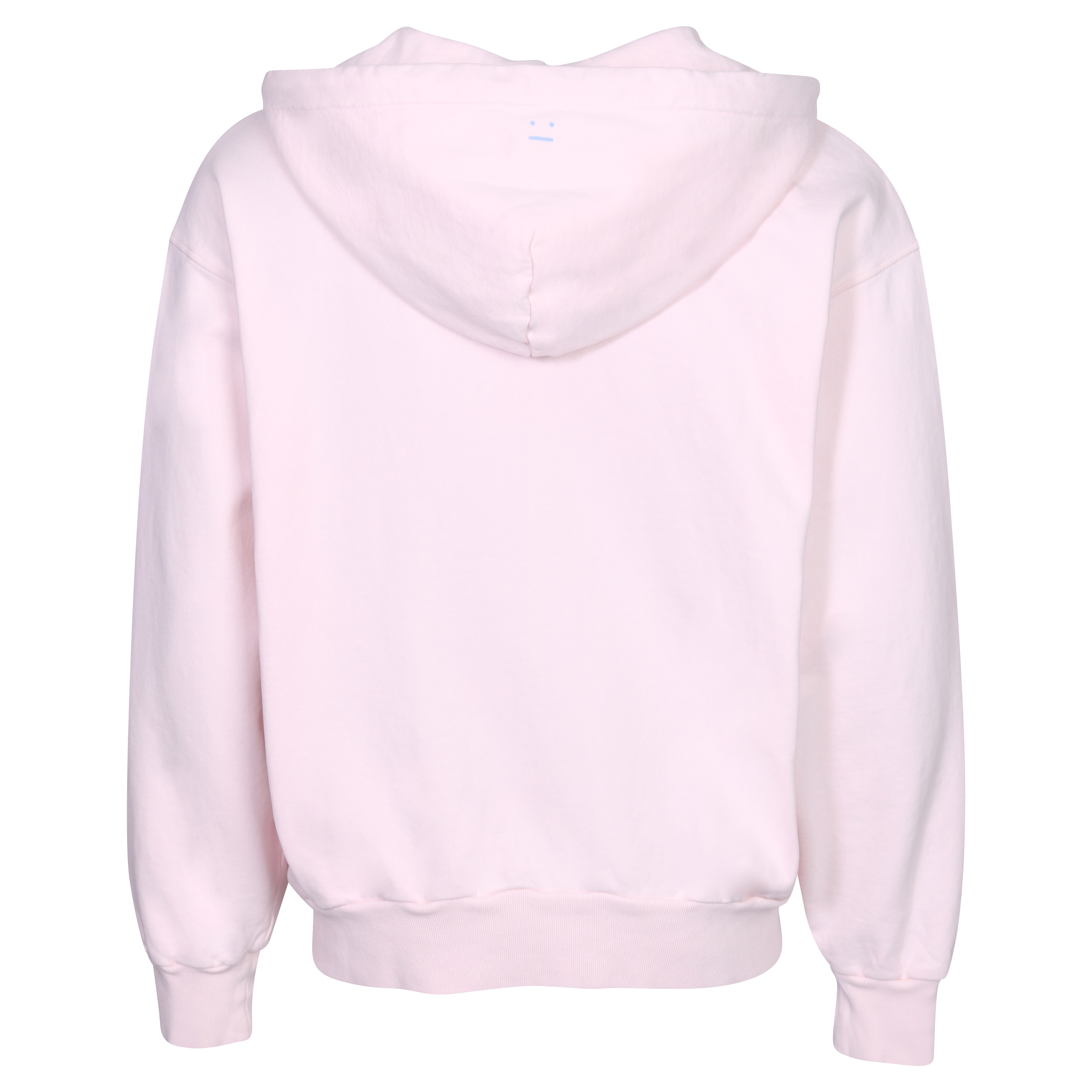 Acne Studios Face Zip Hoodie in Pastel Pink XS