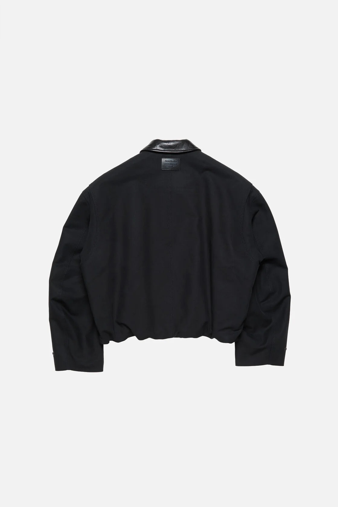 ACNE STUDIOS Twill Bomber Jacket in Black
